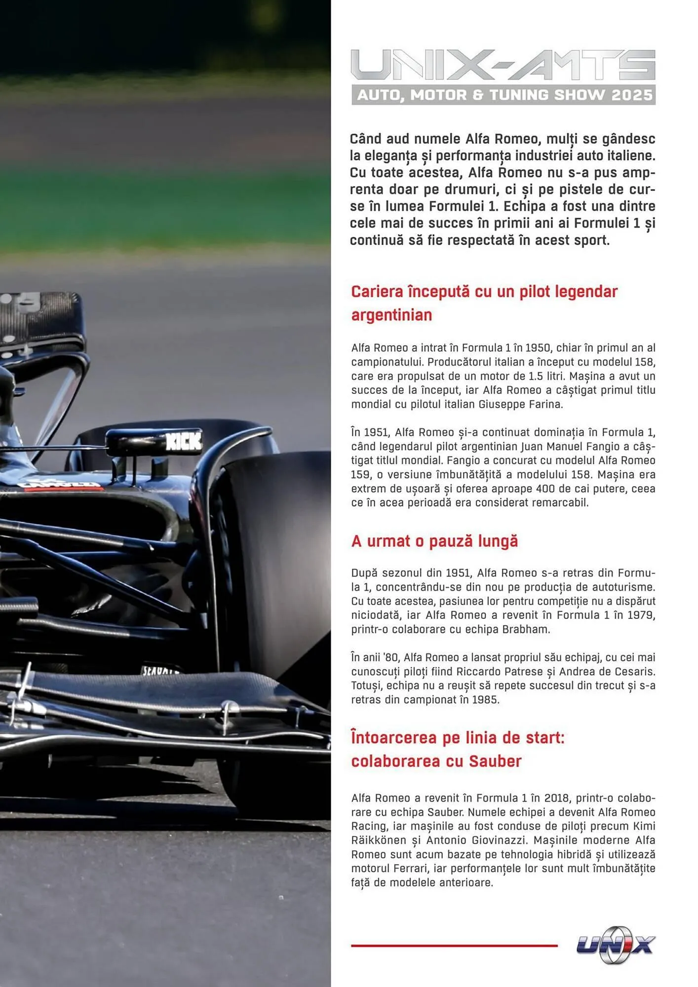 Catalog Catalog UNIX Auto de la 1 aprilie până la 30 aprilie 2025 - Revista Pagina 31