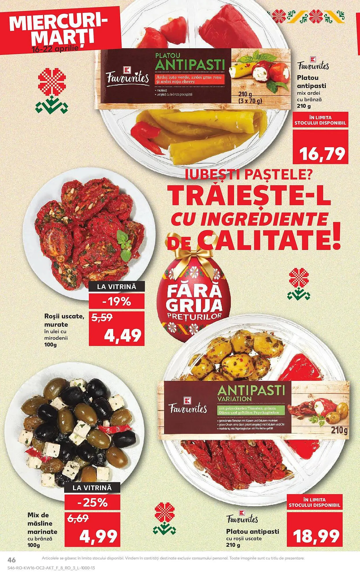 Catalog Catalog Kaufland de la 16 aprilie până la 22 aprilie 2025 - Revista Pagina 46