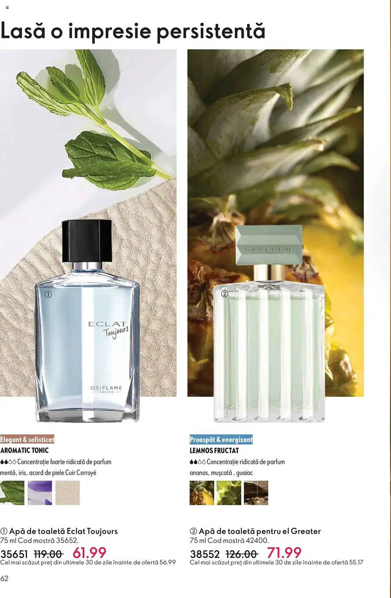 Catalog Catalog Oriflame de la 11 noiembrie până la 2 decembrie 2025 - Revista Pagina 62