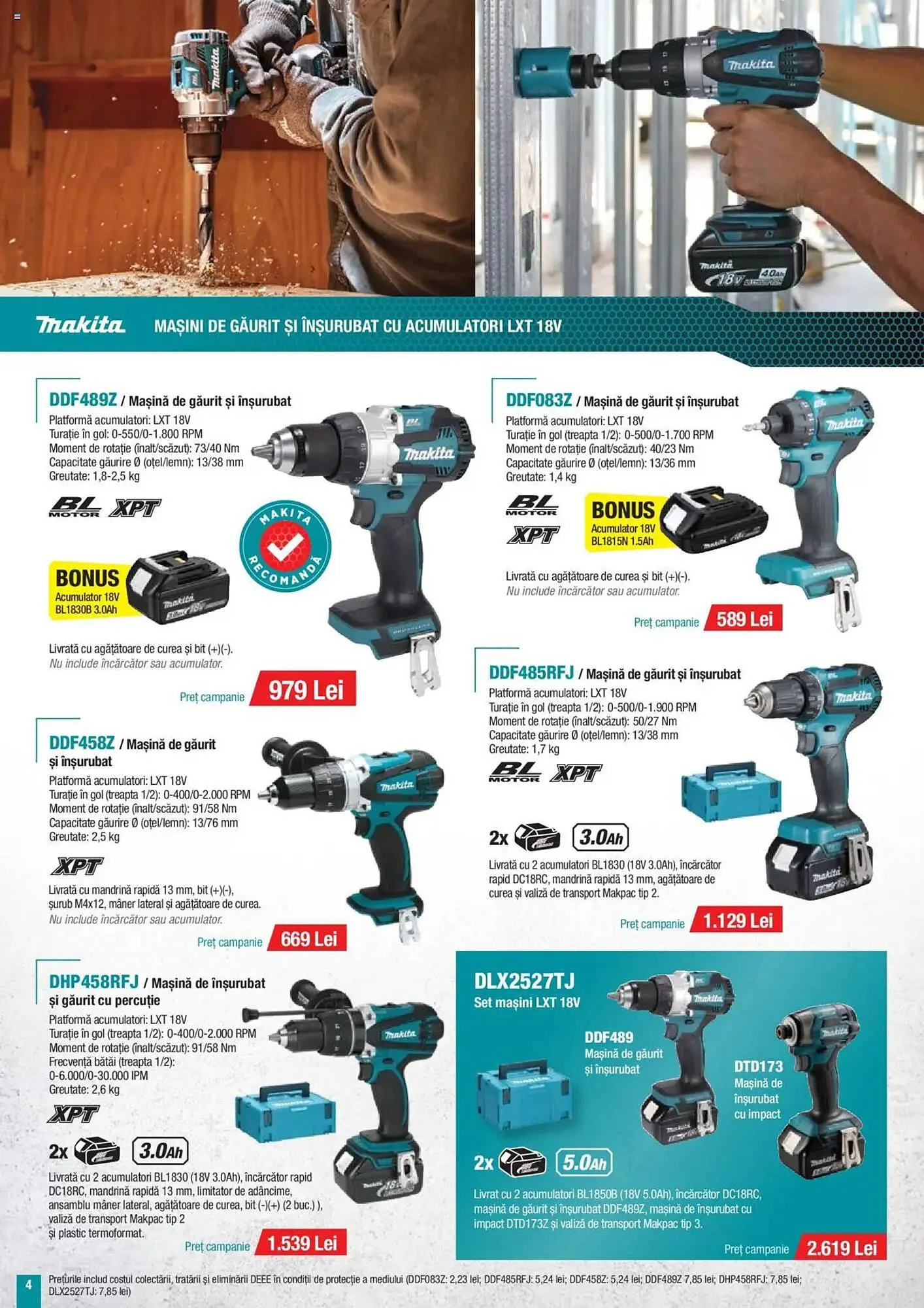 Catalog Catalog Makita de la 8 ianuarie până la 31 martie 2025 - Revista Pagina 4