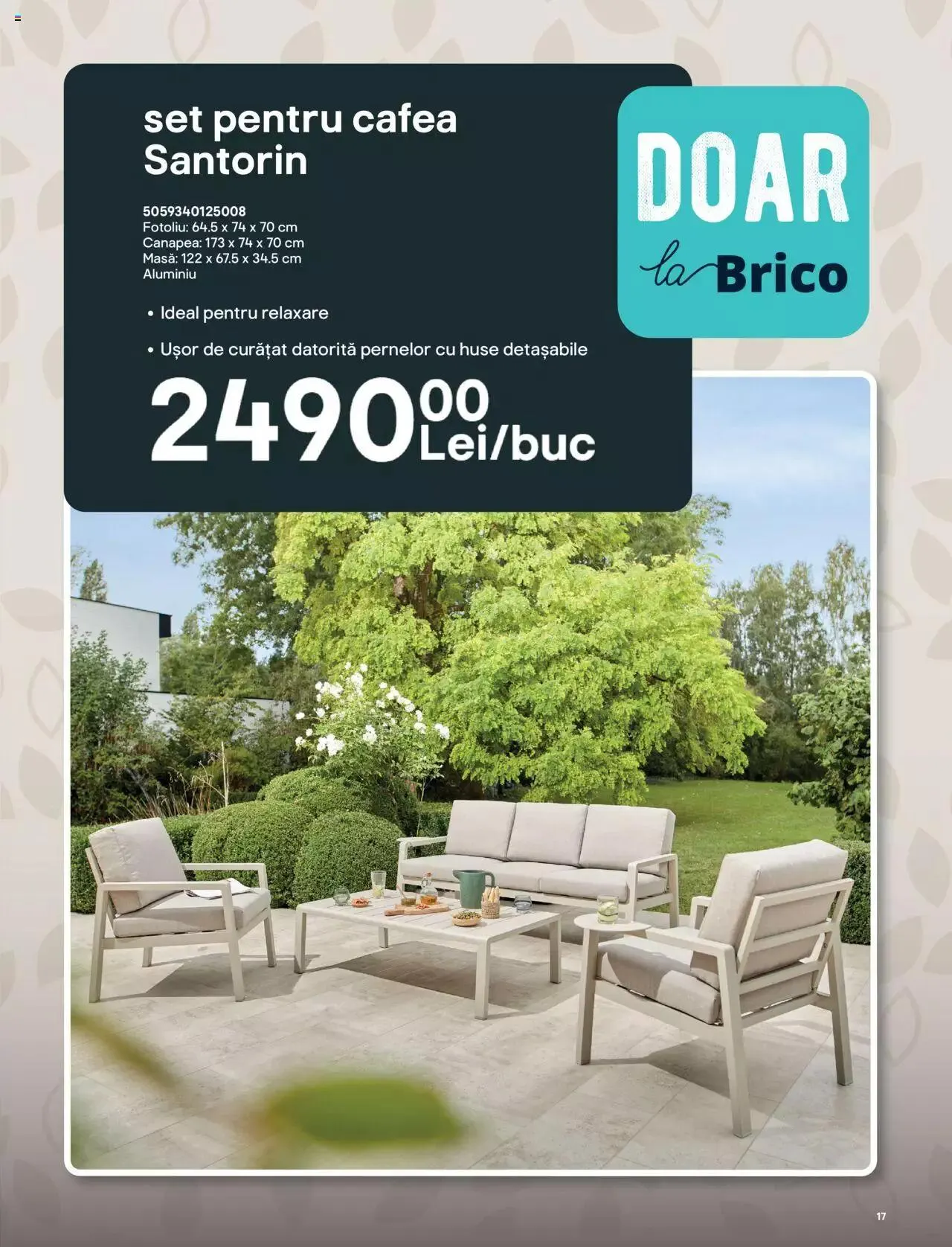 Catalog Brico Depot catalog - Bucuria momentelor de la 1 iunie până la 30 septembrie 2023 - Revista Pagina 17