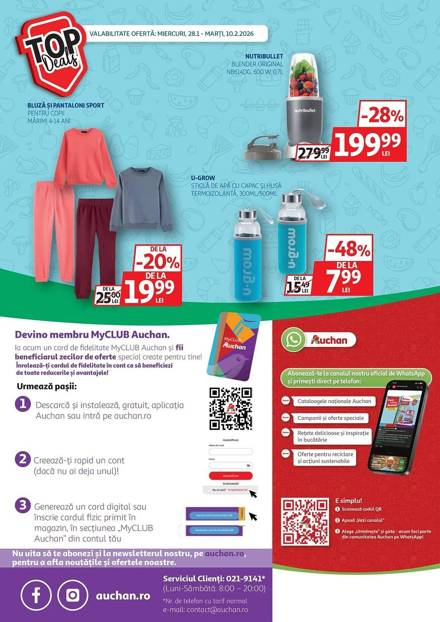 Catalog Catalog Auchan de la 28 ianuarie până la 10 februarie 2026 - Revista Pagina 24