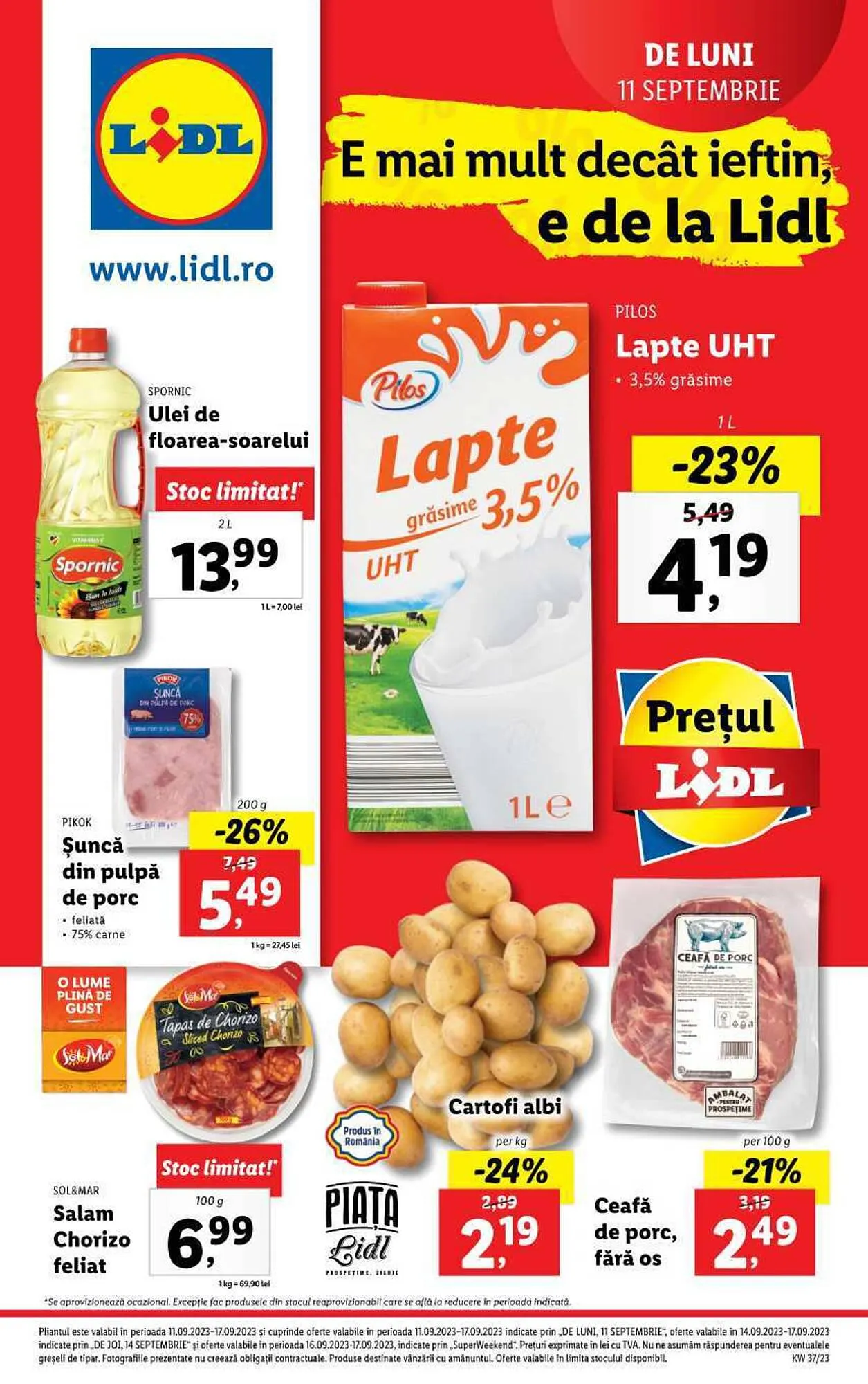 Catalog Lidl catalog de la 11 septembrie până la 17 septembrie 2023 - Revista Pagina 1