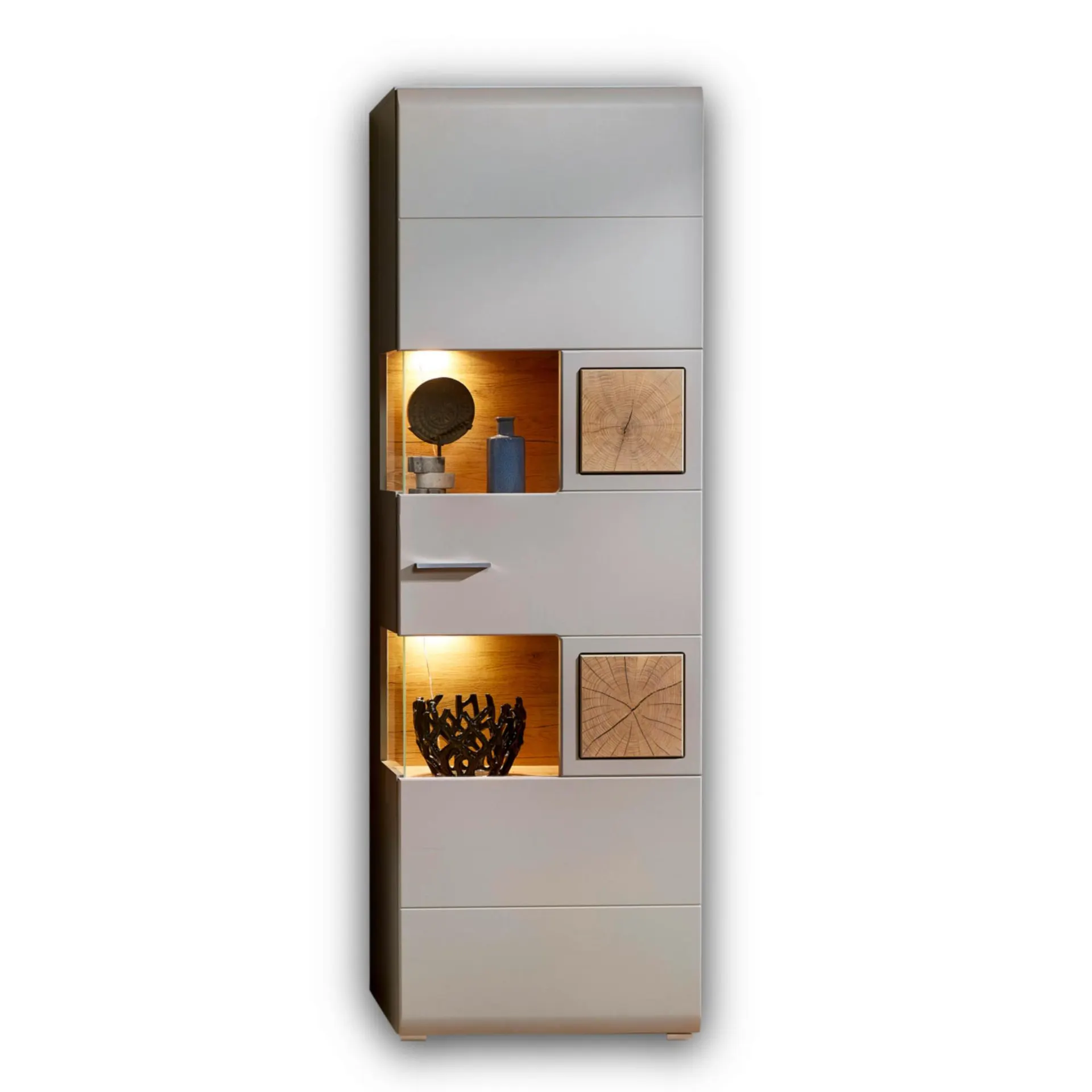 VITRINĂ in culoare lemn stejar