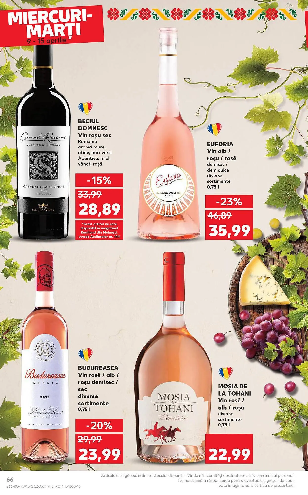 Catalog Catalog Kaufland de la 9 aprilie până la 15 aprilie 2025 - Revista Pagina 66