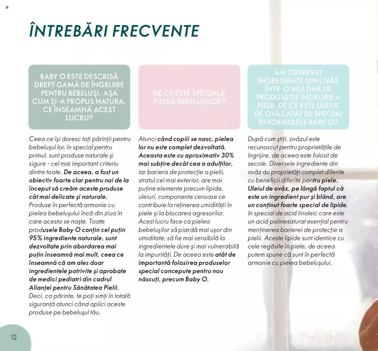 Catalog Oriflame catalog - Ghid Baby O de la 10 martie până la 31 decembrie 2023 - Revista Pagina 12