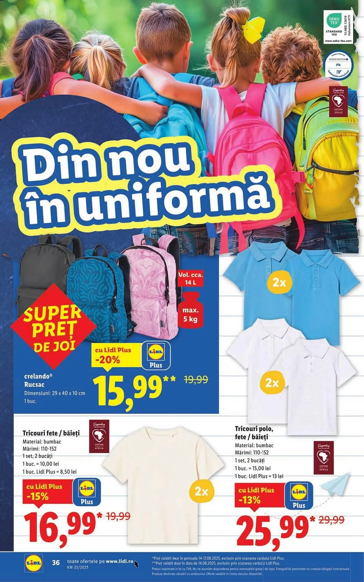 Catalog Catalog Lidl de la 11 august până la 17 august 2025 - Revista Pagina 36