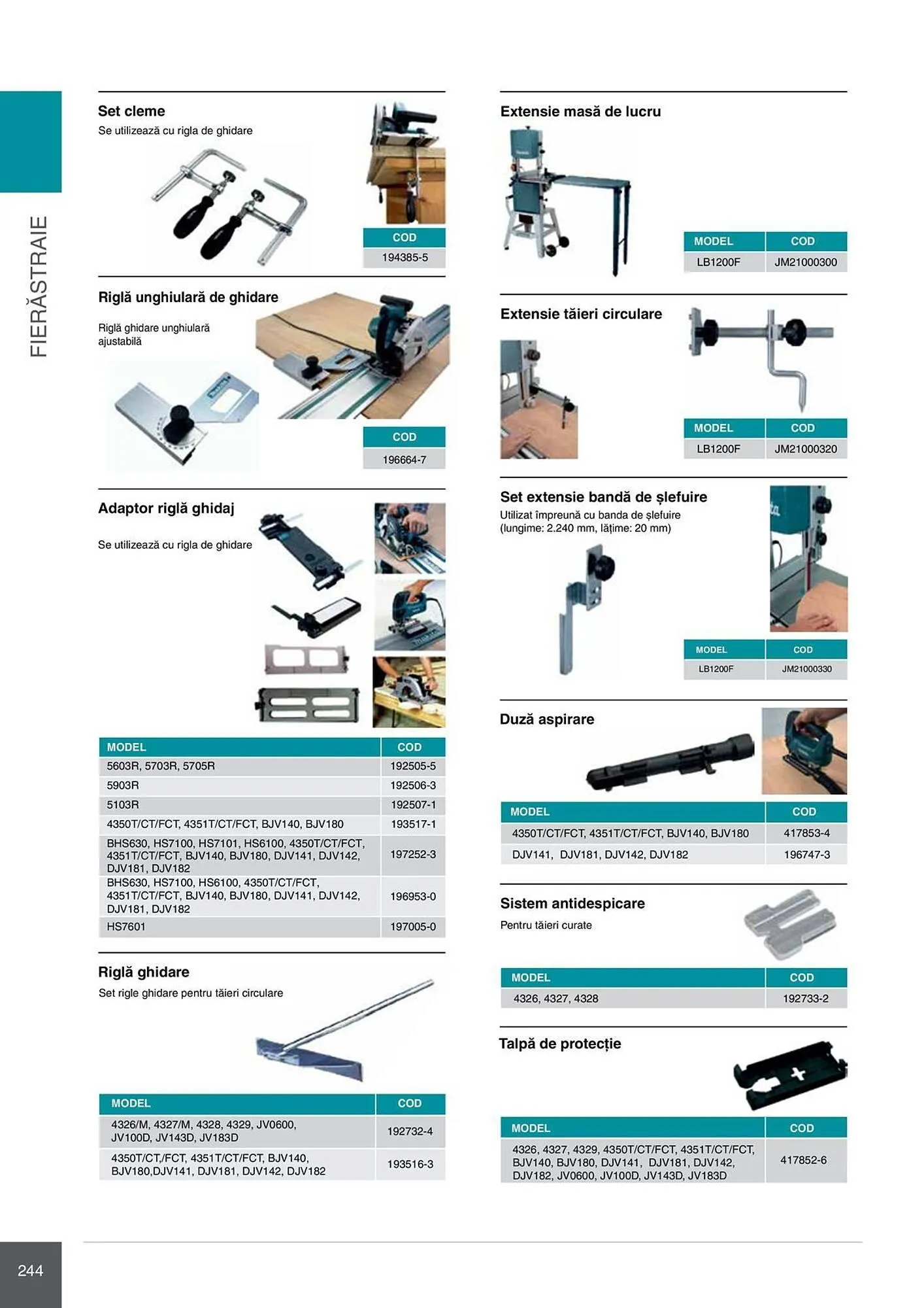 Catalog Catalog Makita de la 28 aprilie până la 31 decembrie 2026 - Revista Pagina 244