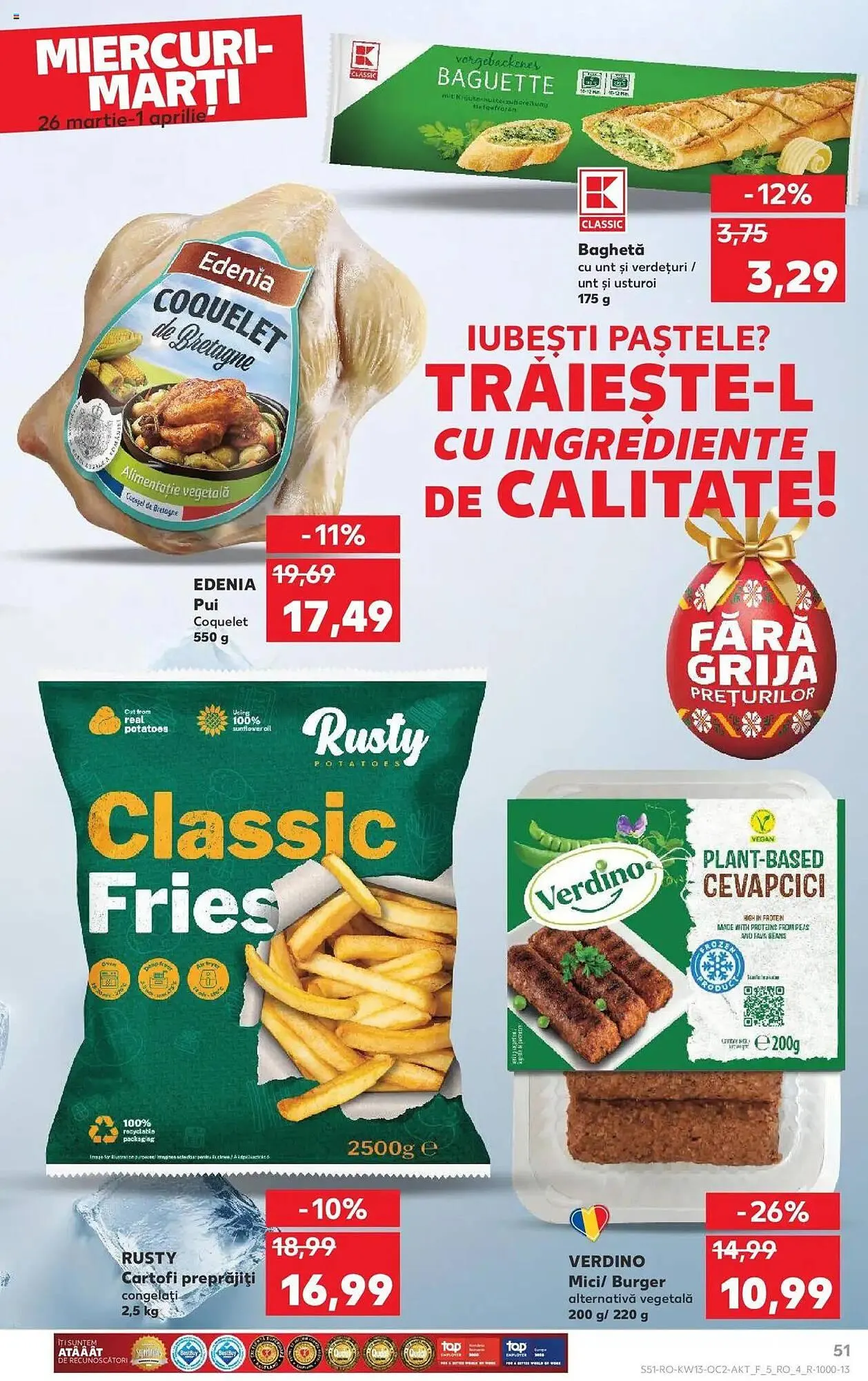 Catalog Catalog Kaufland de la 26 martie până la 1 aprilie 2025 - Revista Pagina 51