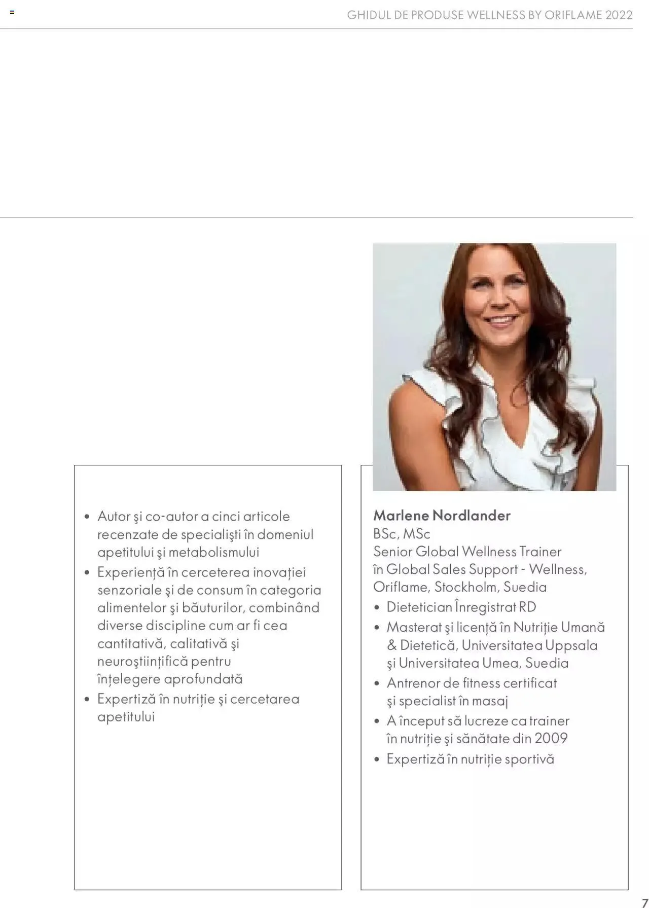 Catalog Oriflame catalog - Ghidul Wellness de la 28 septembrie până la 31 decembrie 2023 - Revista Pagina 7