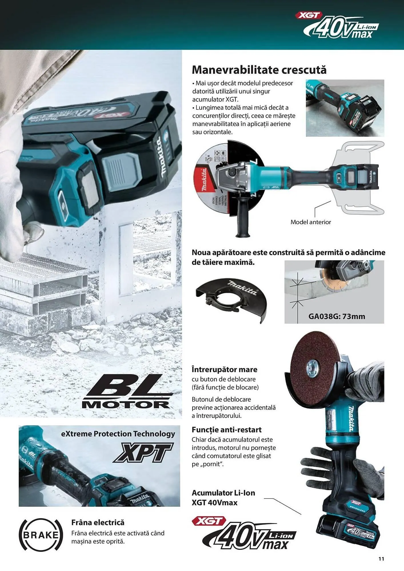 Catalog Сatalog Makita de la 19 iunie până la 31 decembrie 2024 - Revista Pagina 11