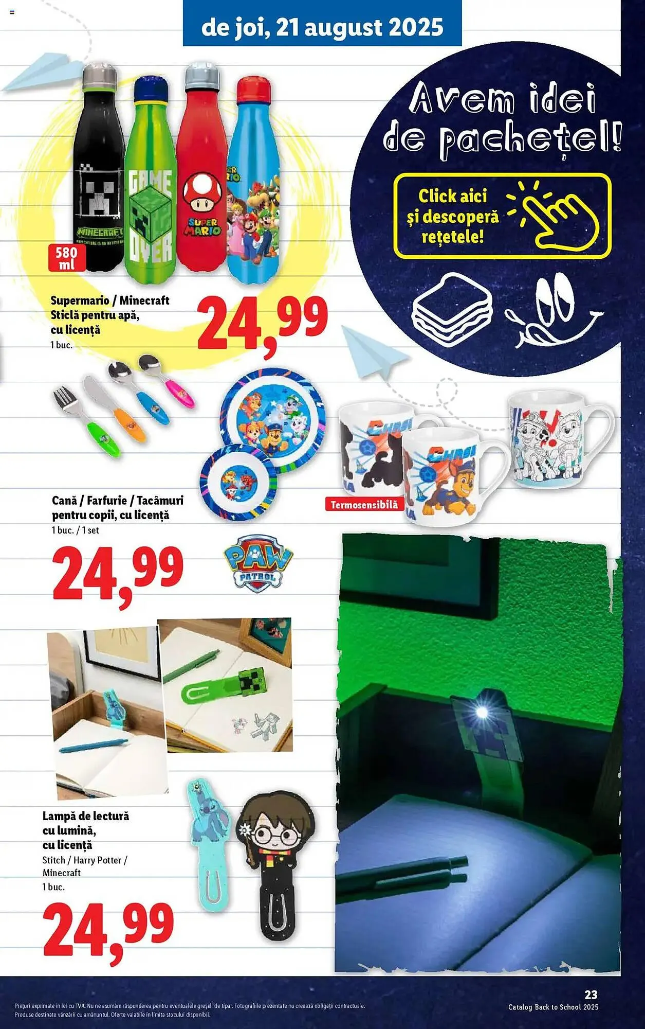 Catalog Catalog Lidl de la 11 august până la 31 august 2025 - Revista Pagina 23