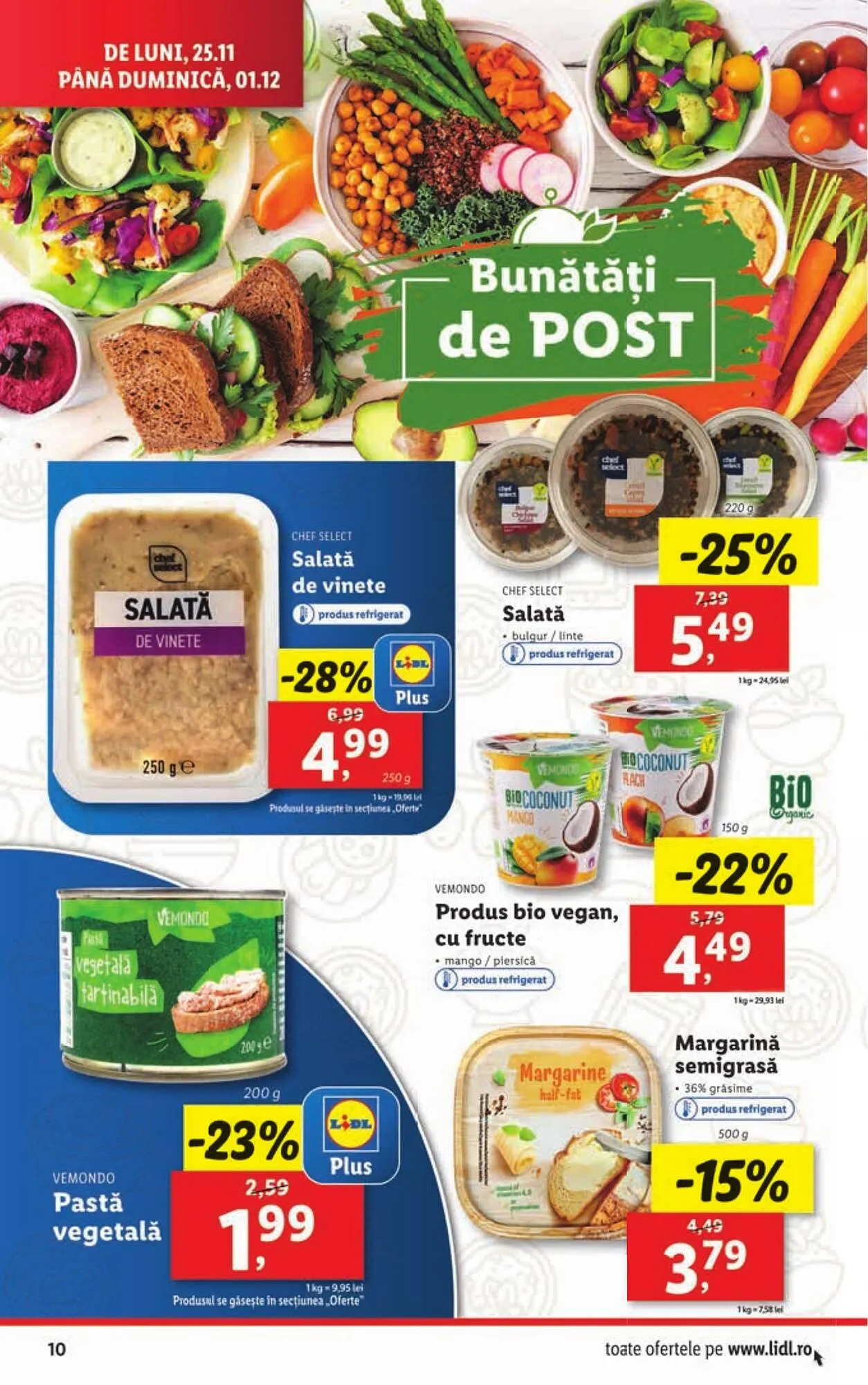 Catalog Catalog Lidl de la 25 noiembrie până la 1 decembrie 2024 - Revista Pagina 10