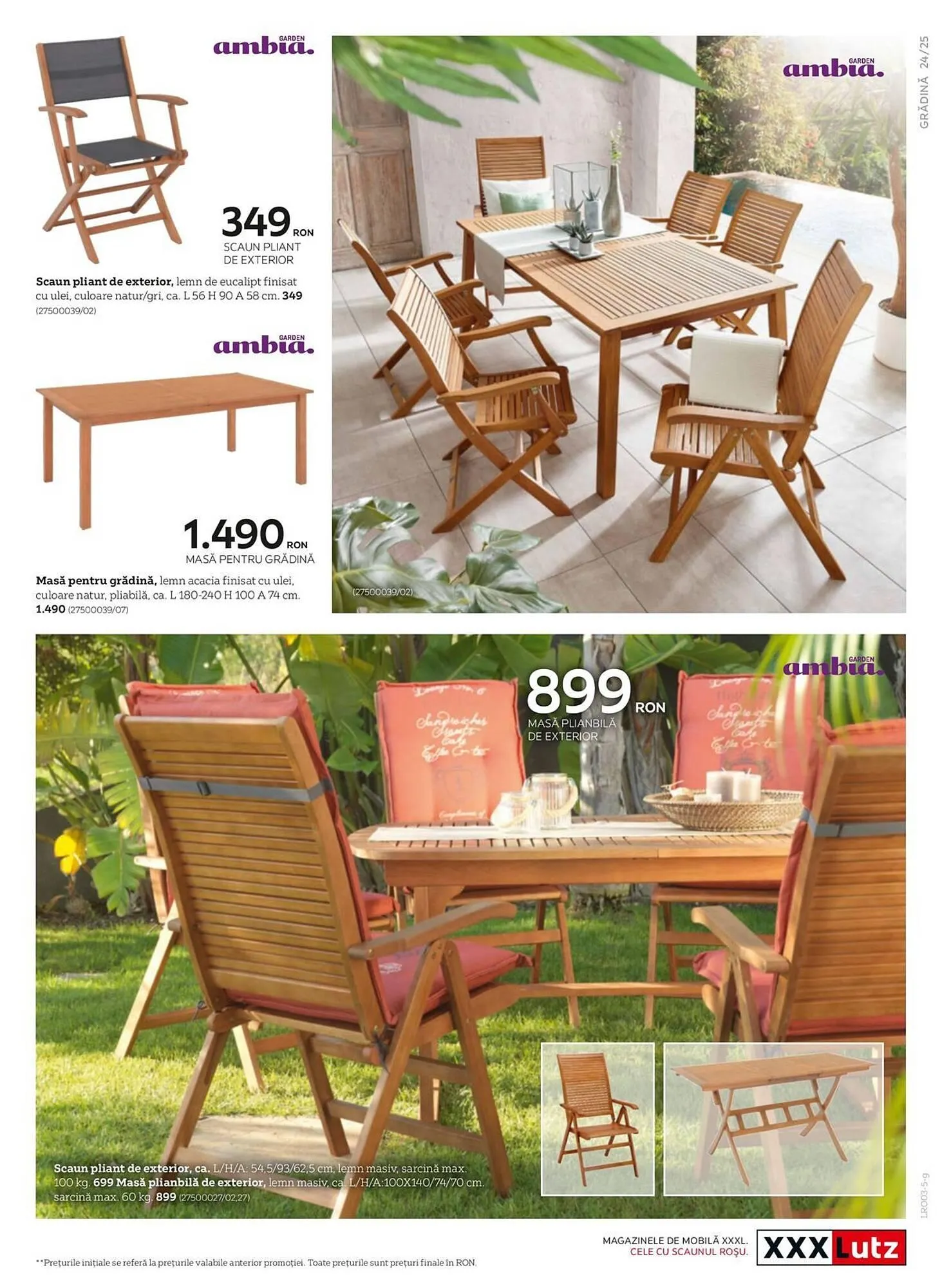 Catalog Catalog XXXLutz de la 10 martie până la 30 septembrie 2025 - Revista Pagina 25