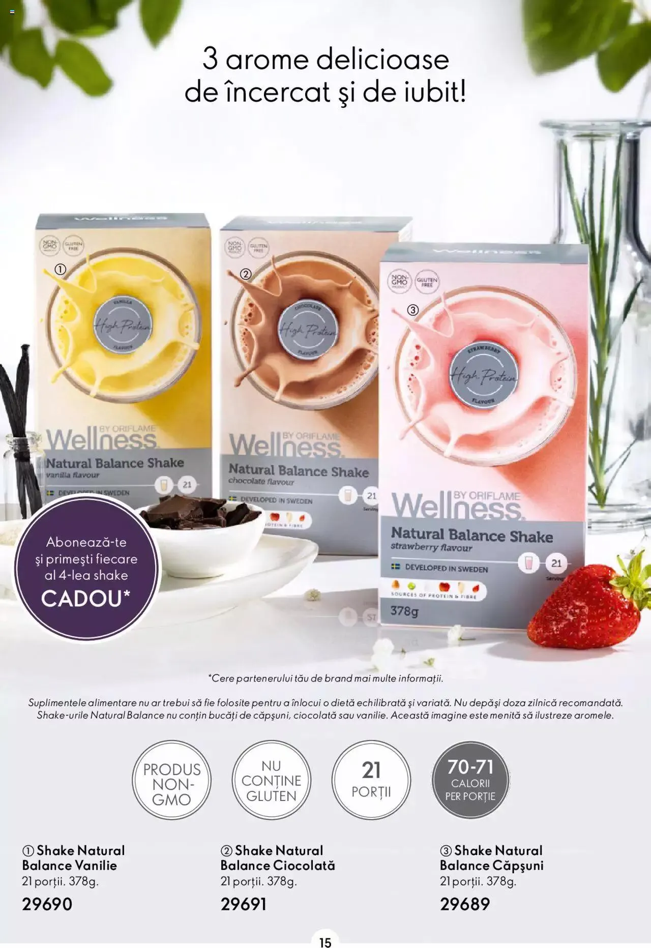 Catalog Oriflame catalog - Wellness de la 3 mai până la 31 decembrie 2023 - Revista Pagina 15