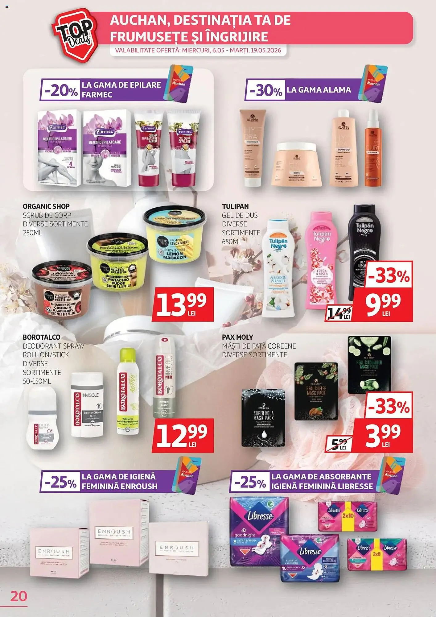Catalog Catalog Auchan de la 6 mai până la 19 mai 2026 - Revista Pagina 20