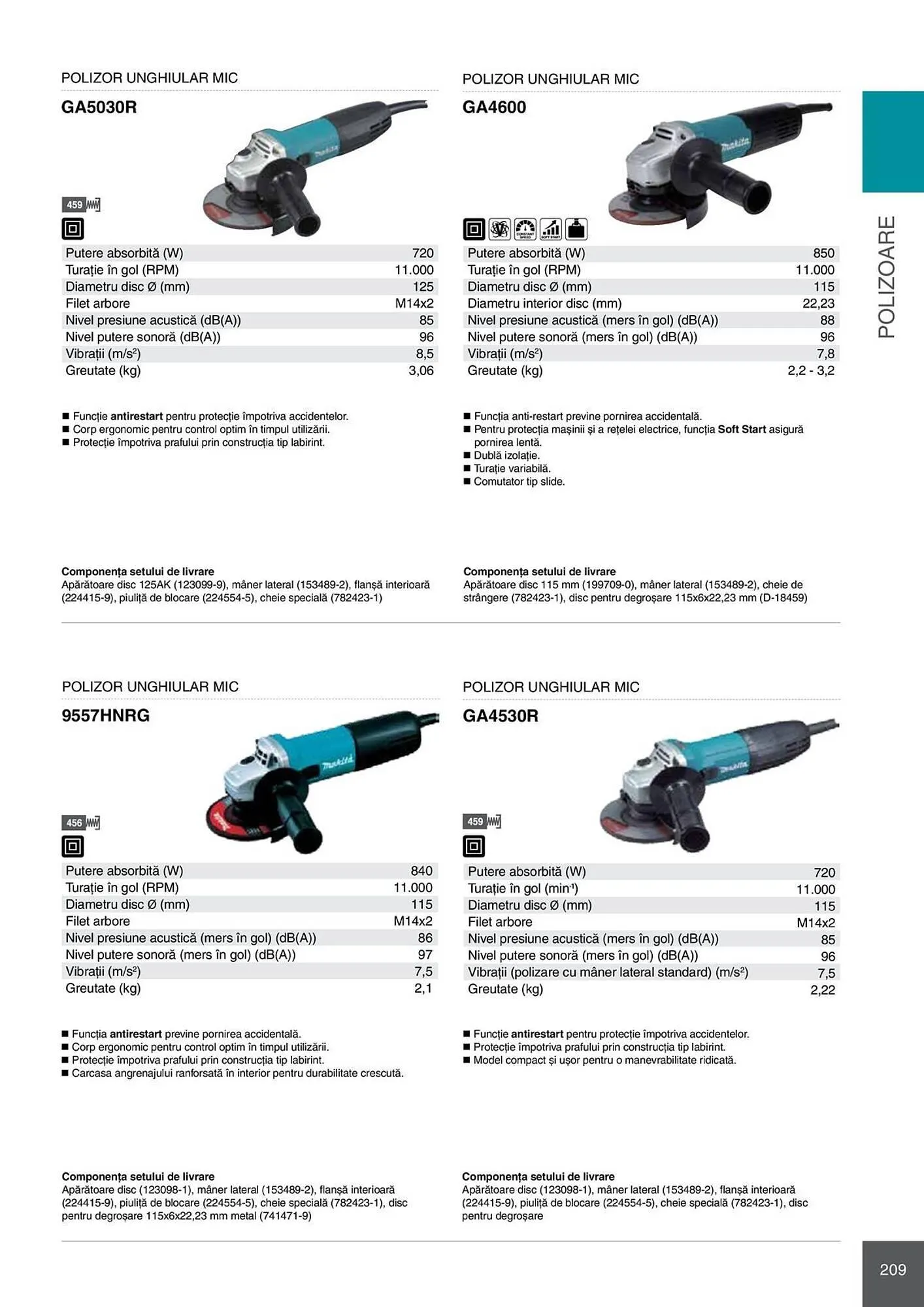 Catalog Catalog Makita de la 28 aprilie până la 31 decembrie 2026 - Revista Pagina 209