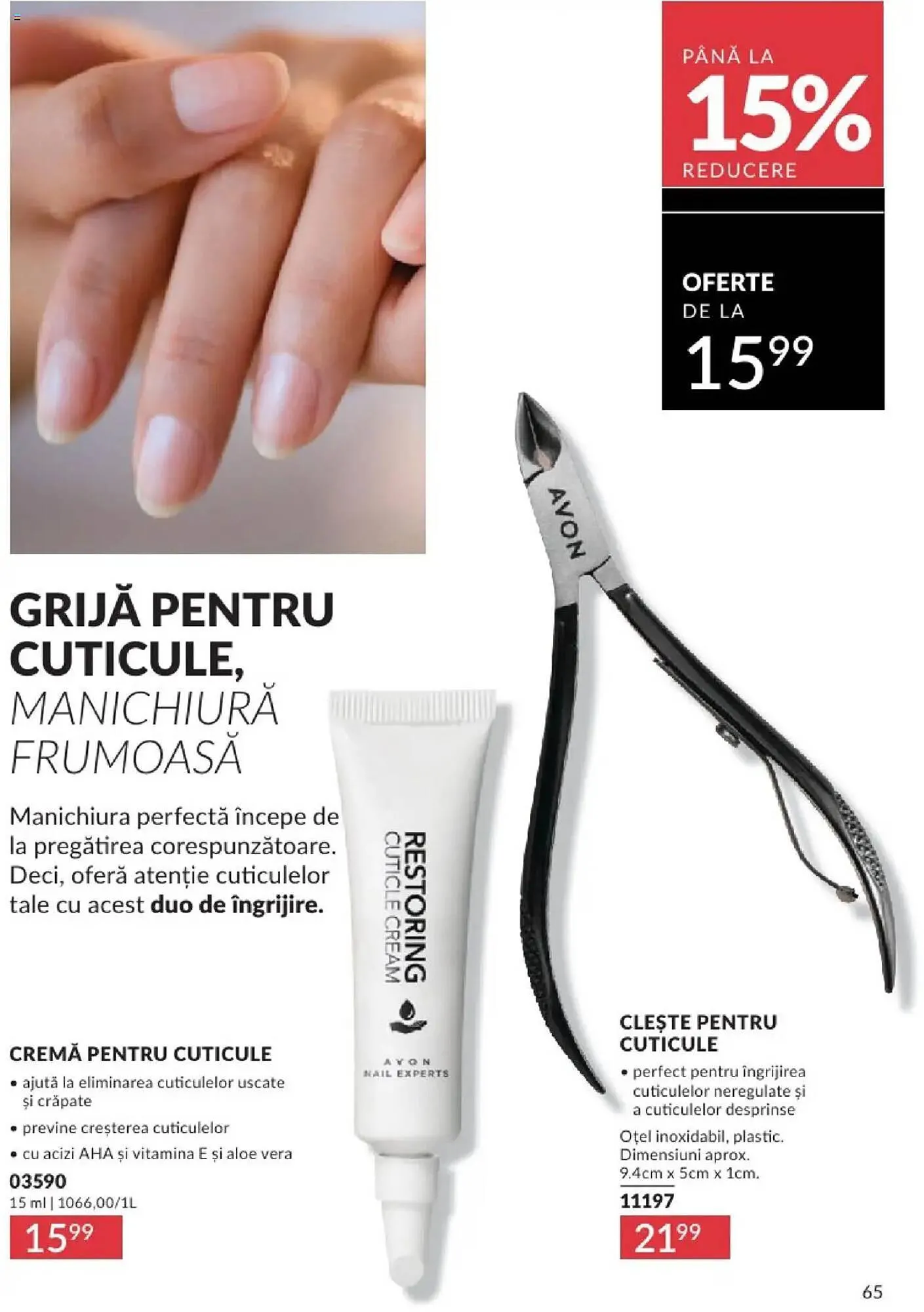 Catalog Catalog Avon de la 1 aprilie până la 30 aprilie 2025 - Revista Pagina 65