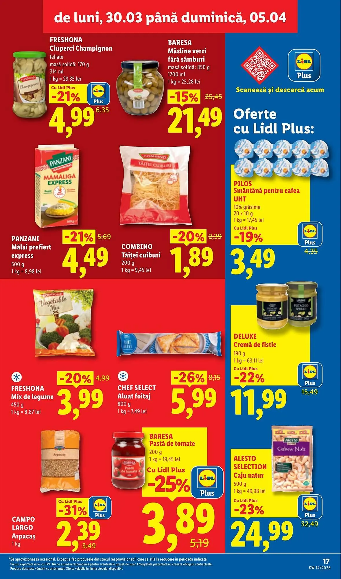 Catalog Catalog Lidl de la 30 martie până la 5 aprilie 2026 - Revista Pagina 17