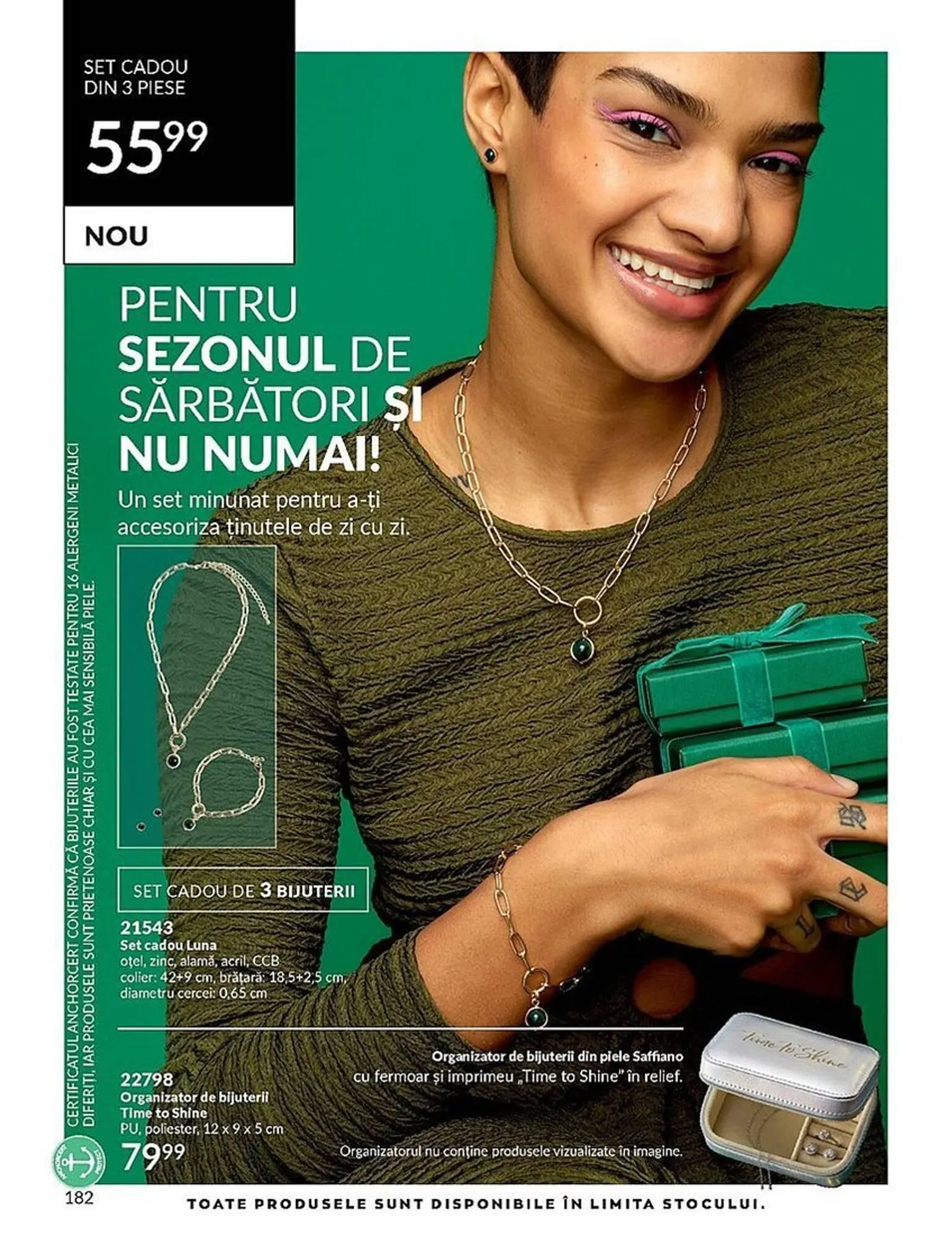 Catalog Avon catalog de la 1 octombrie până la 31 octombrie 2023 - Revista Pagina 182