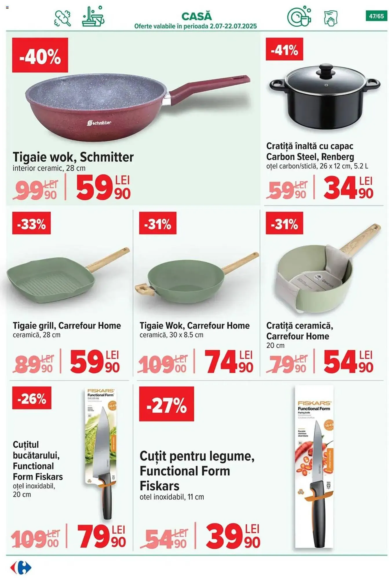 Catalog Catalog Carrefour de la 8 iulie până la 15 iulie 2025 - Revista Pagina 47