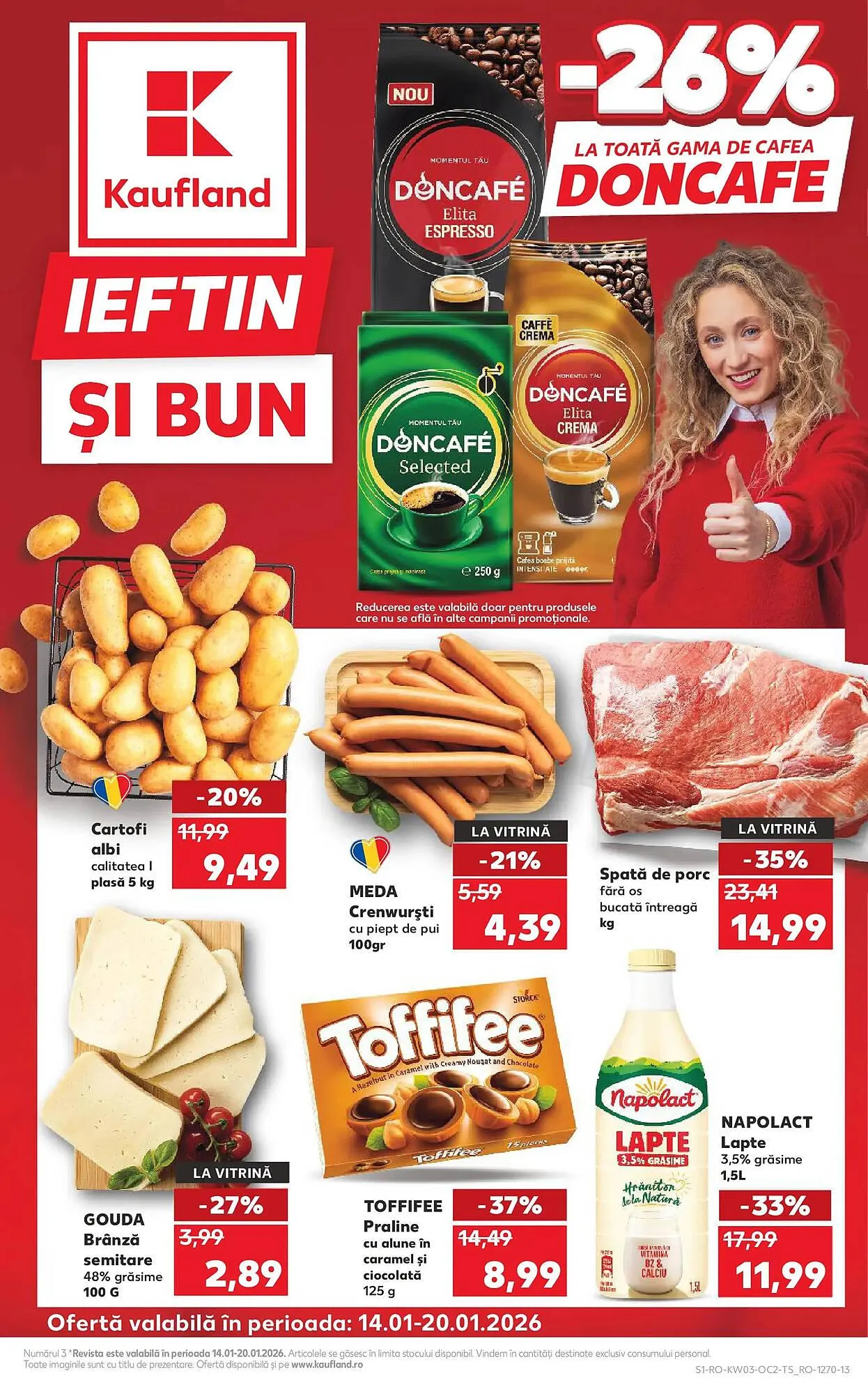 Catalog Catalog Kaufland de la 14 ianuarie până la 20 ianuarie 2026 - Revista Pagina 1