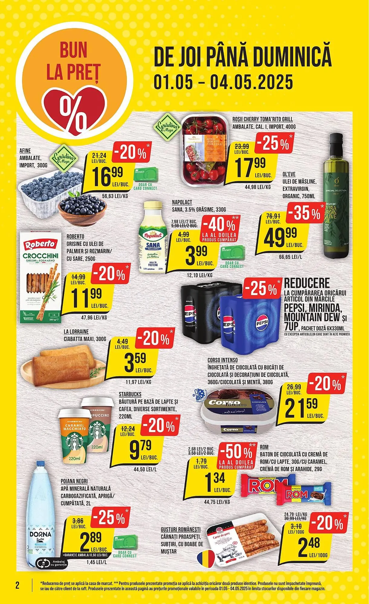 Catalog Catalog Mega Image de la 1 mai până la 7 mai 2025 - Revista Pagina 2