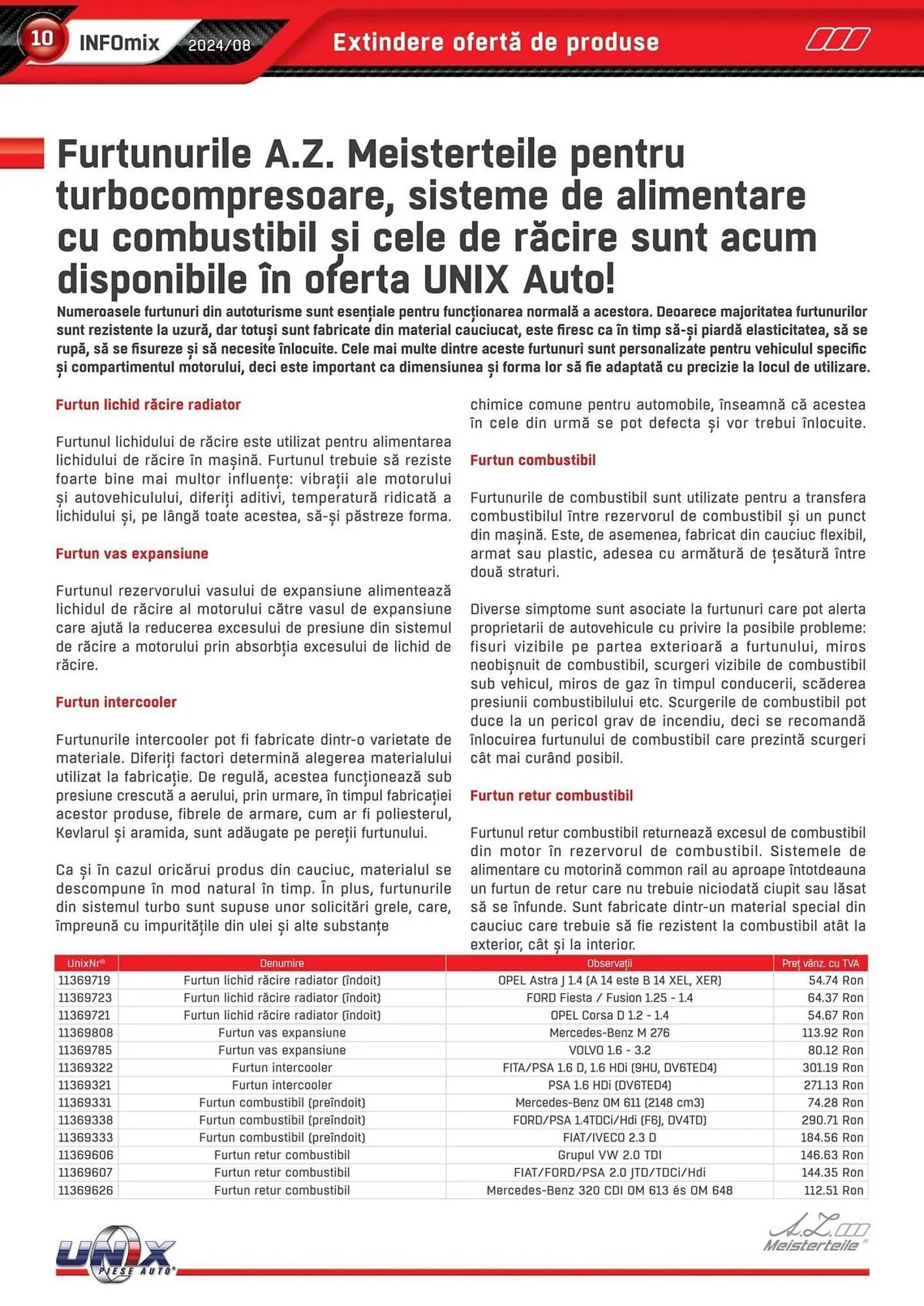 Catalog Catalog UNIX Auto de la 12 august până la 31 august 2024 - Revista Pagina 10