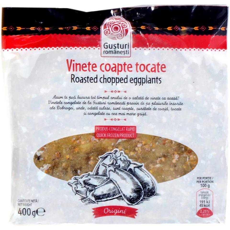 Gusturi romanesti | Vinete coapte, tocate 400g