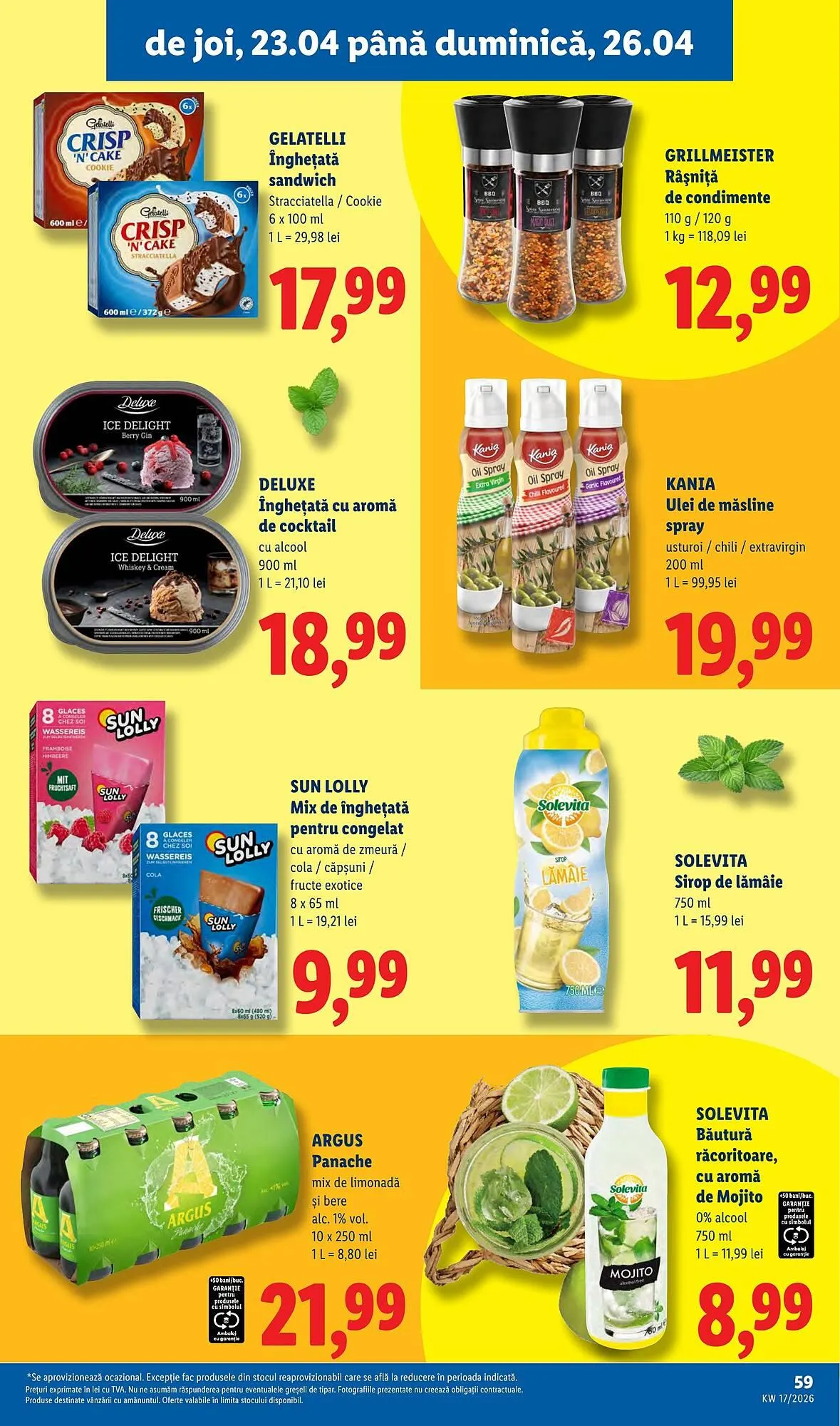 Catalog Catalog Lidl de la 20 aprilie până la 26 aprilie 2026 - Revista Pagina 59