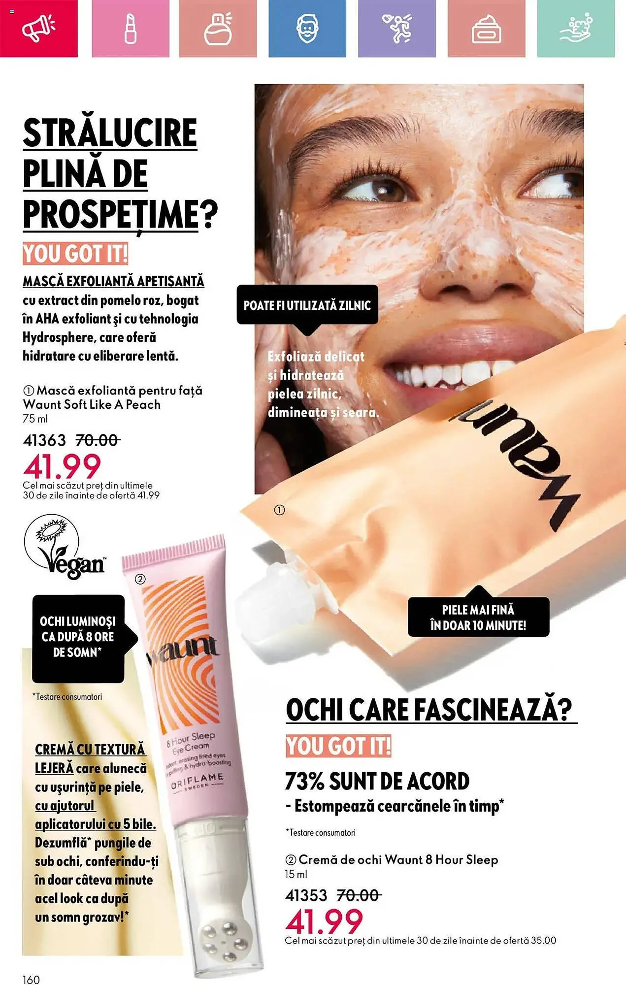 Catalog Catalog Oriflame de la 13 aprilie până la 3 mai 2025 - Revista Pagina 160