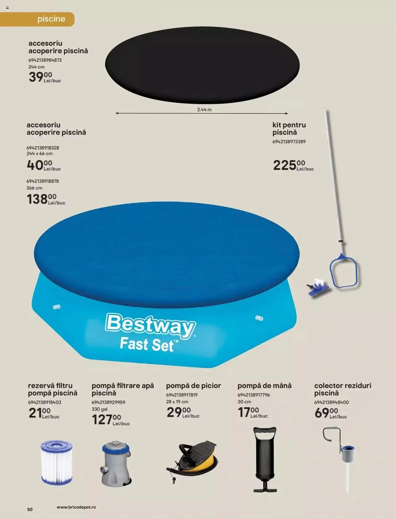 Catalog Brico Depot catalog - Bucuria momentelor de la 1 iunie până la 30 septembrie 2023 - Revista Pagina 50