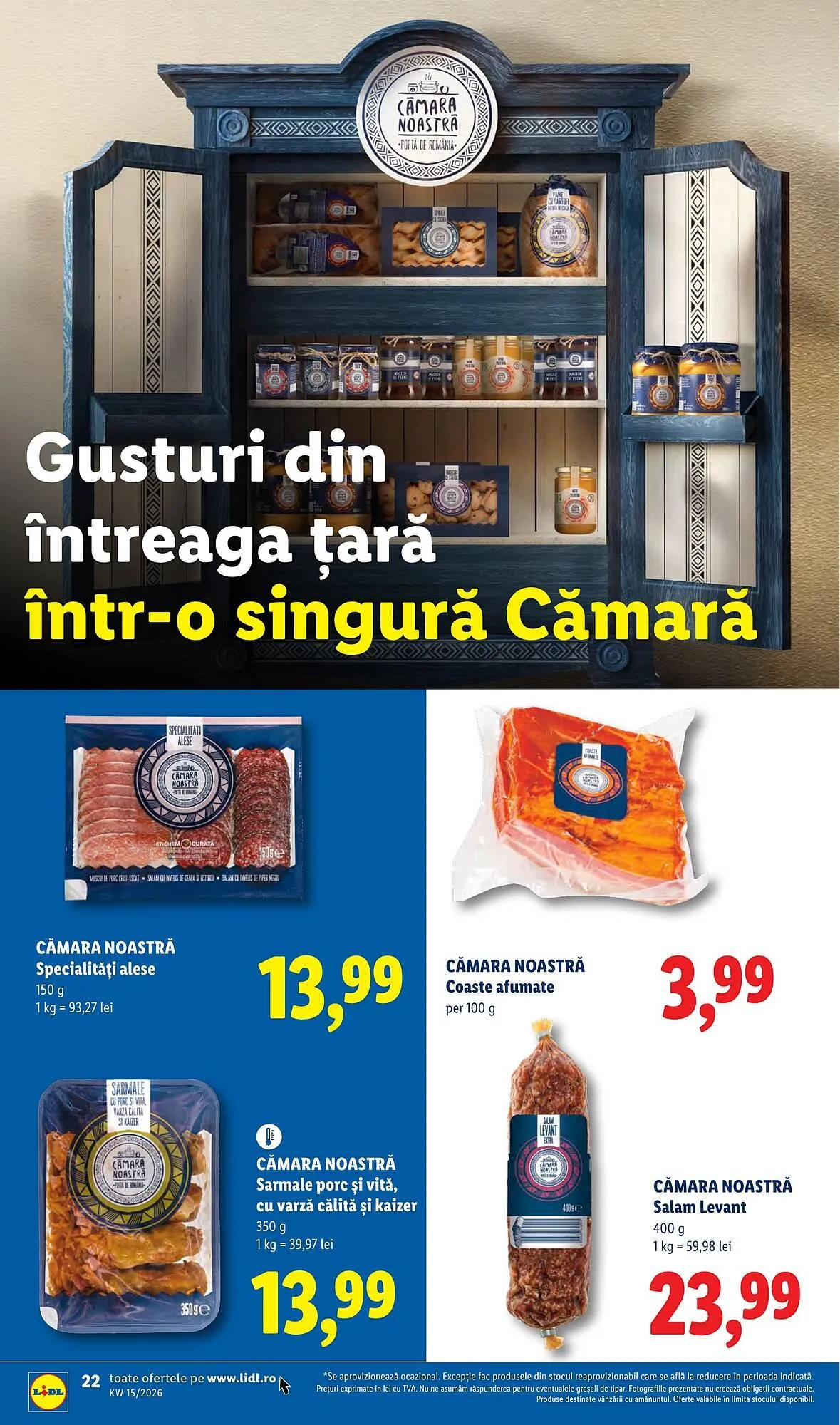 Catalog Catalog Lidl de la 6 aprilie până la 11 aprilie 2026 - Revista Pagina 22