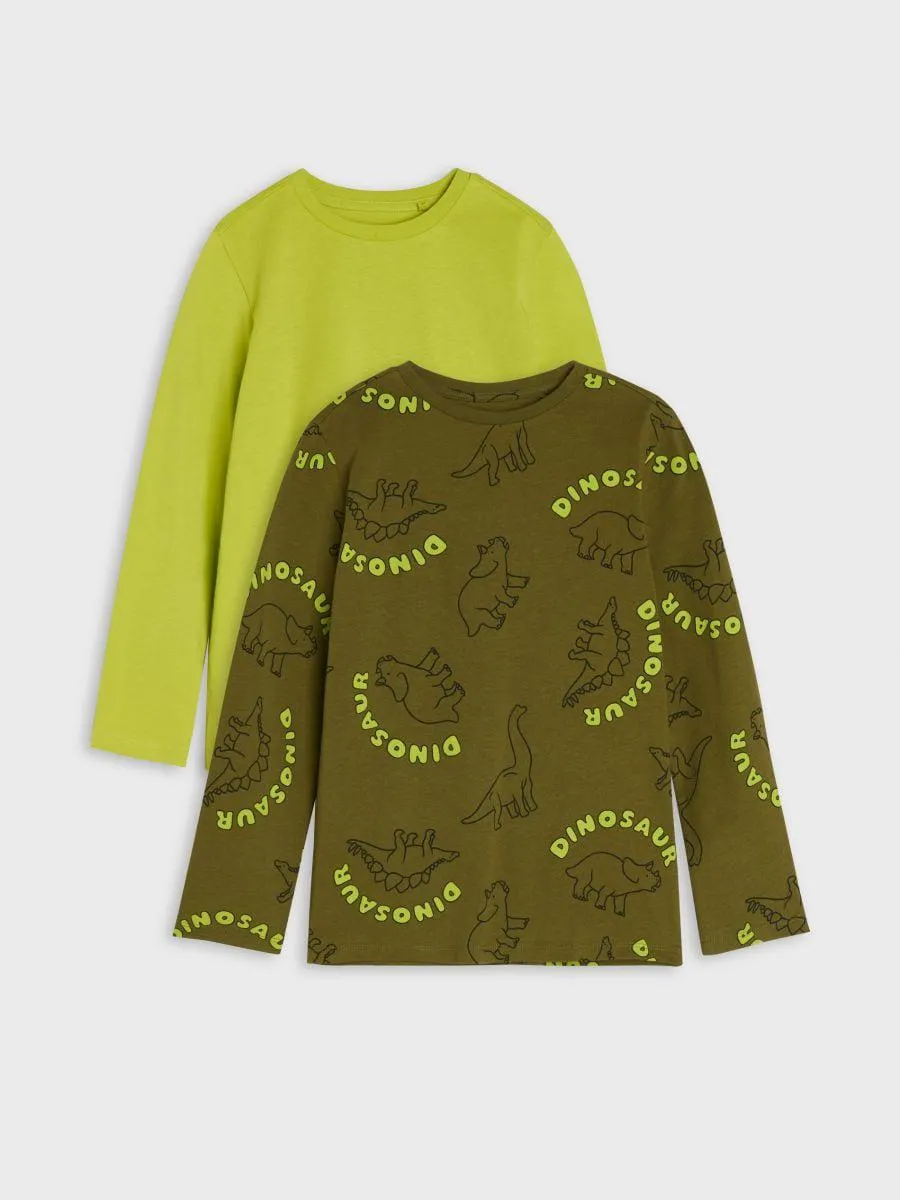 Set de 2 tricouri cu mânecă lungă