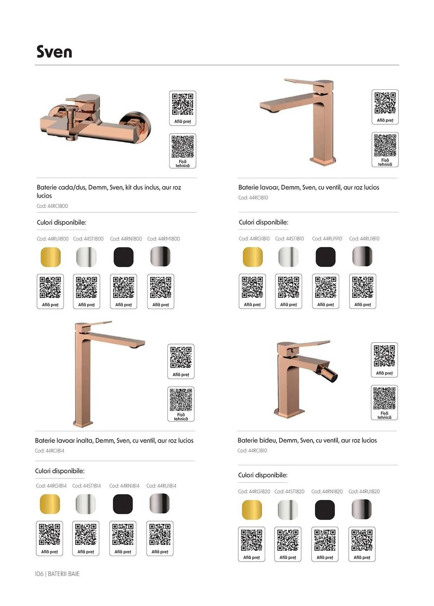 Catalog Catalog Romstal de la 1 aprilie până la 31 decembrie 2026 - Revista Pagina 106