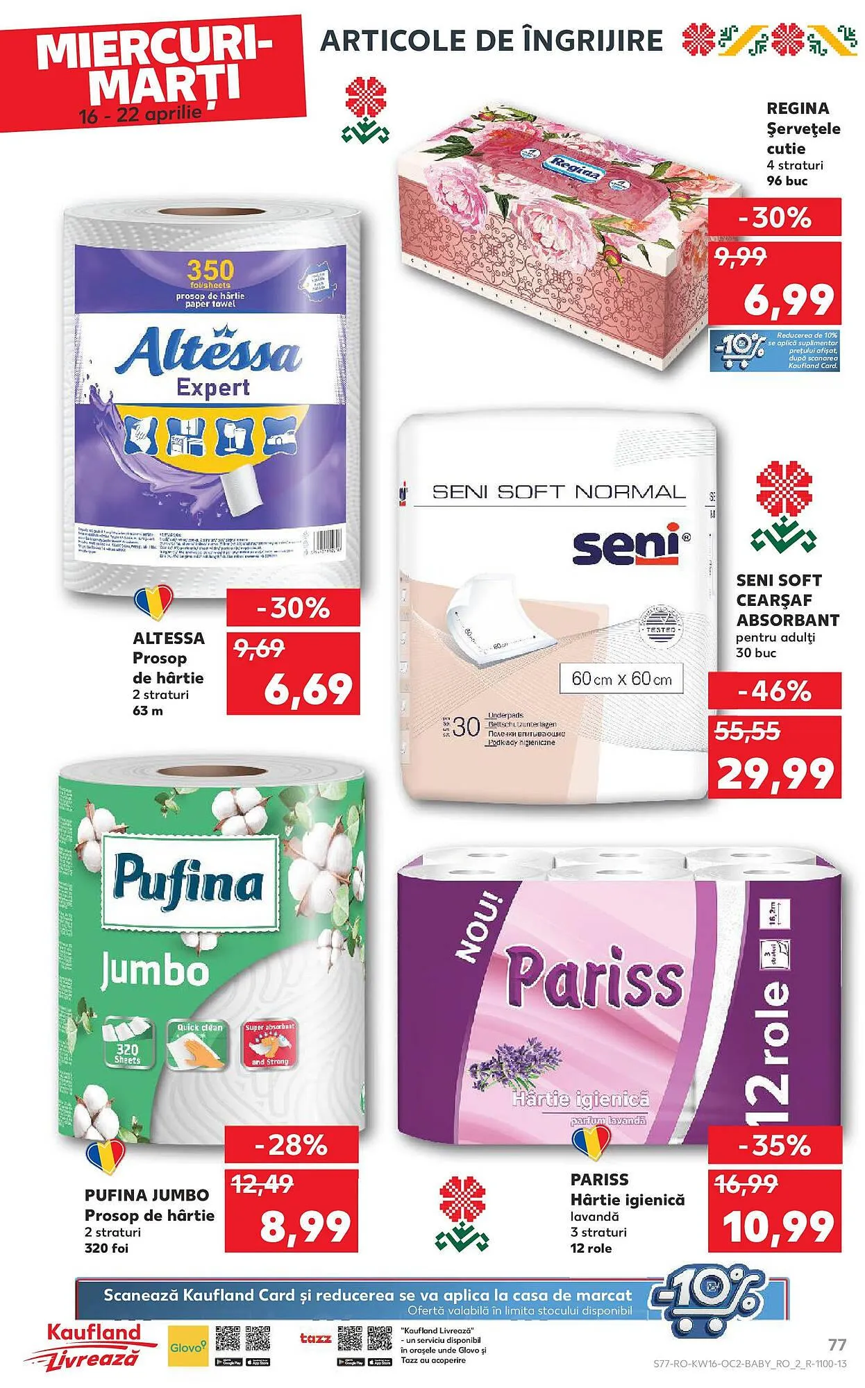 Catalog Catalog Kaufland de la 16 aprilie până la 22 aprilie 2025 - Revista Pagina 77