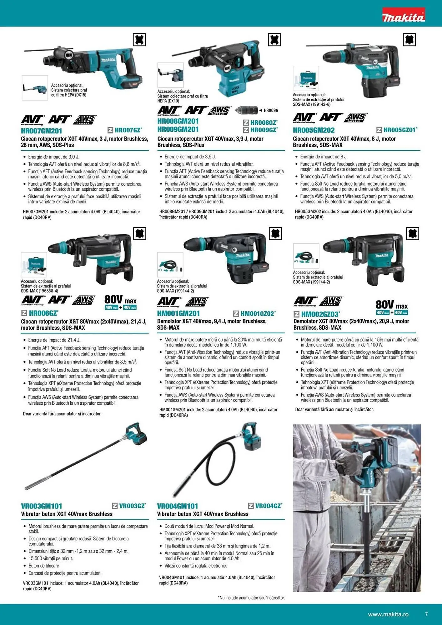 Catalog Catalog Makita de la 11 aprilie până la 28 octombrie 2025 - Revista Pagina 7