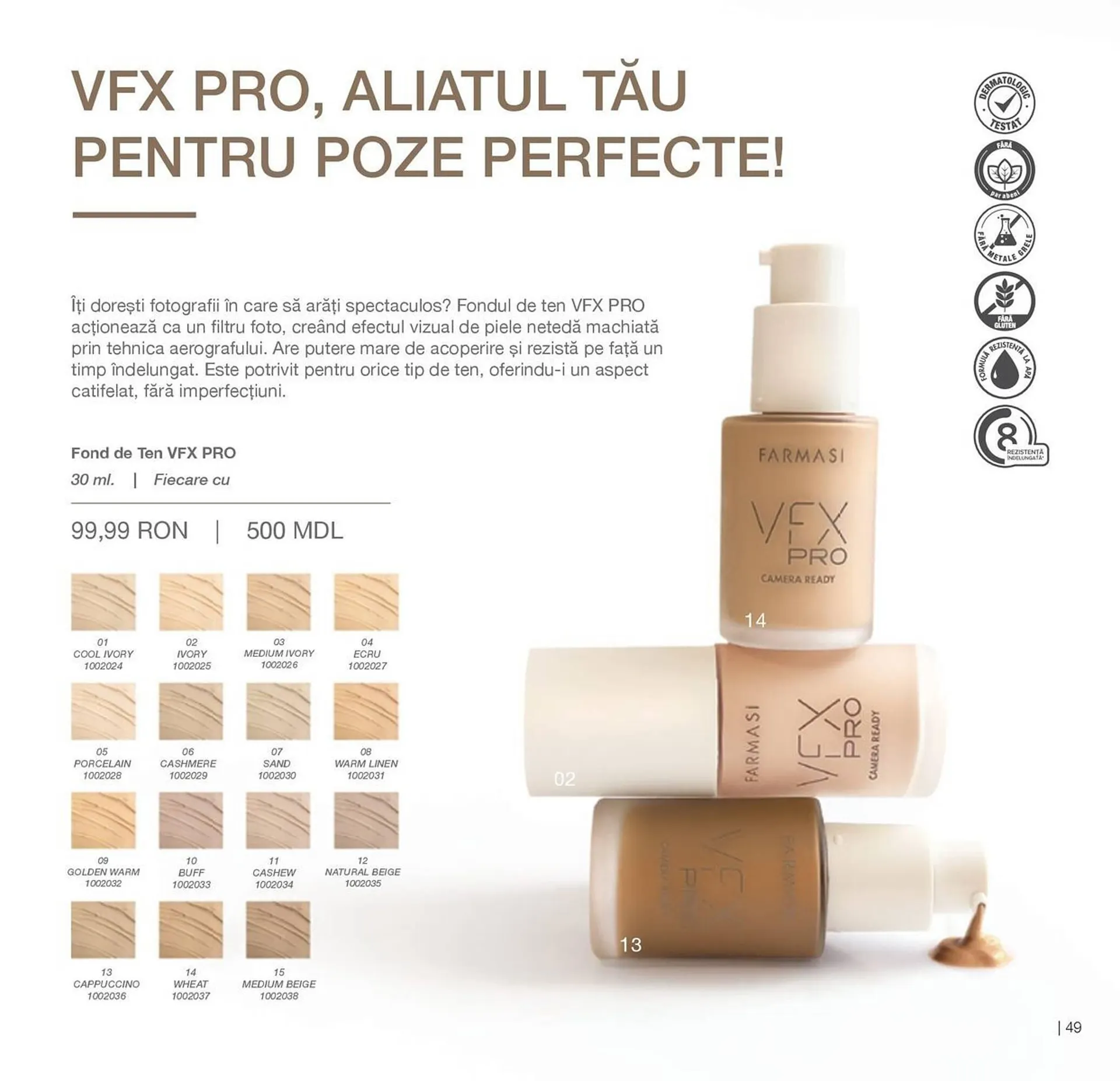 Catalog Catalog Farmasi de la 1 aprilie până la 31 august 2026 - Revista Pagina 49