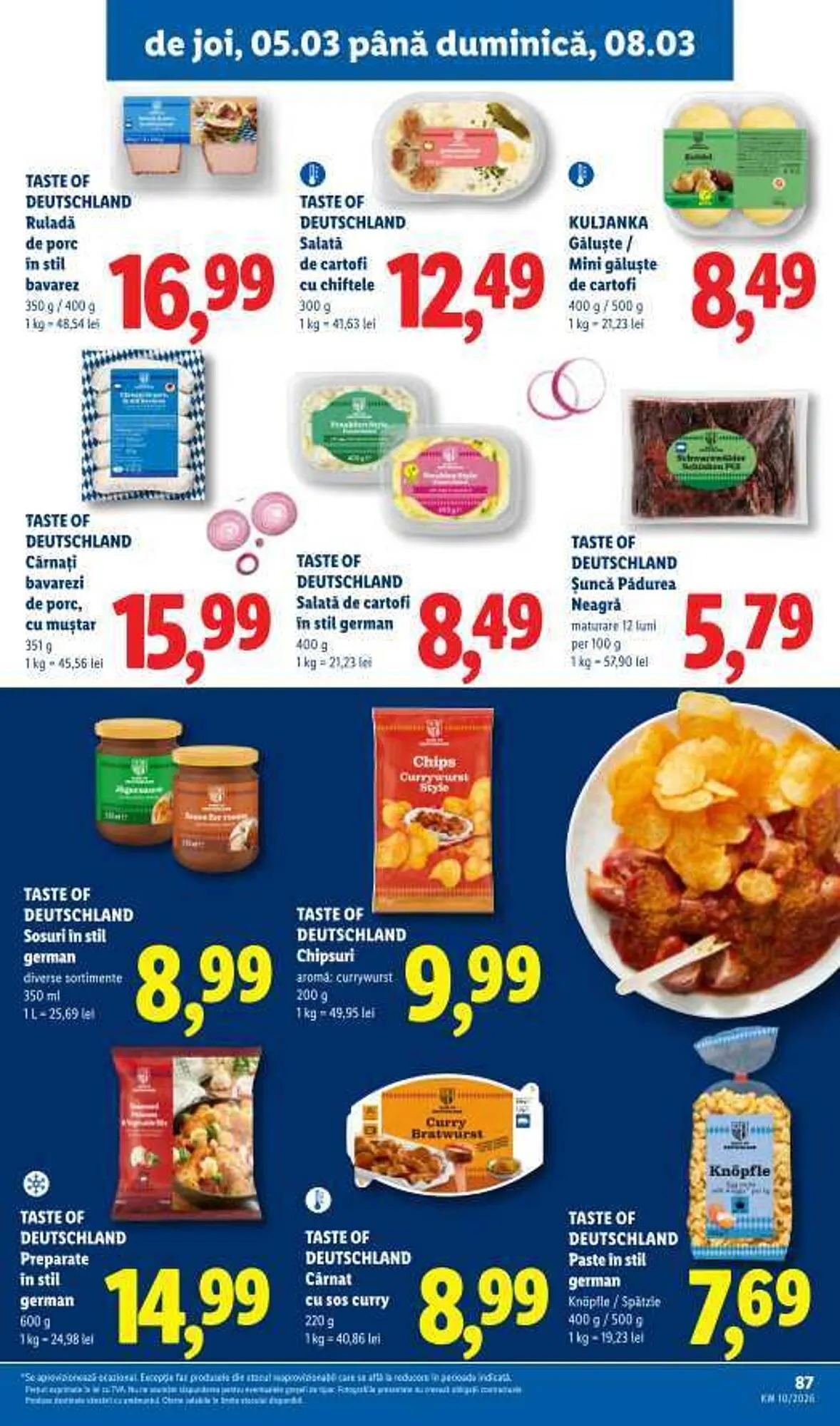 Catalog Catalog Lidl de la 2 martie până la 8 martie 2026 - Revista Pagina 87