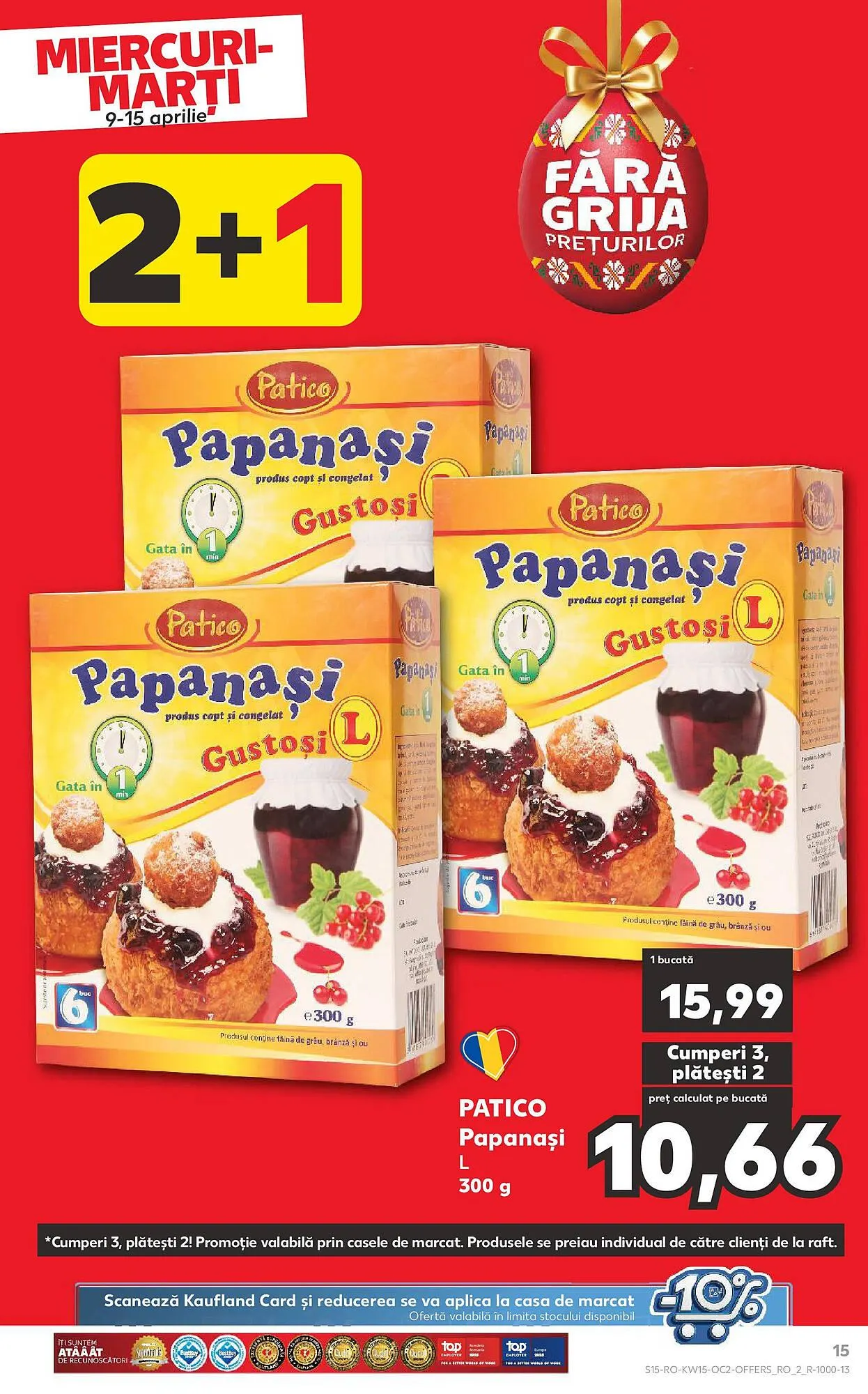 Catalog Catalog Kaufland de la 9 aprilie până la 15 aprilie 2025 - Revista Pagina 15
