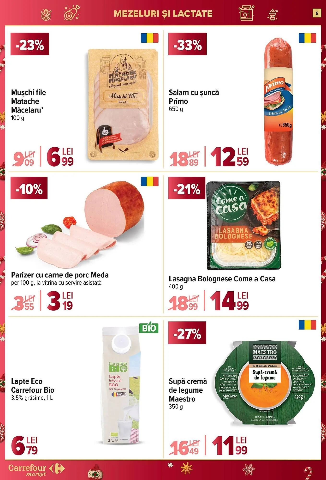 Catalog Catalog Carrefour Market de la 3 decembrie până la 9 decembrie 2025 - Revista Pagina 6