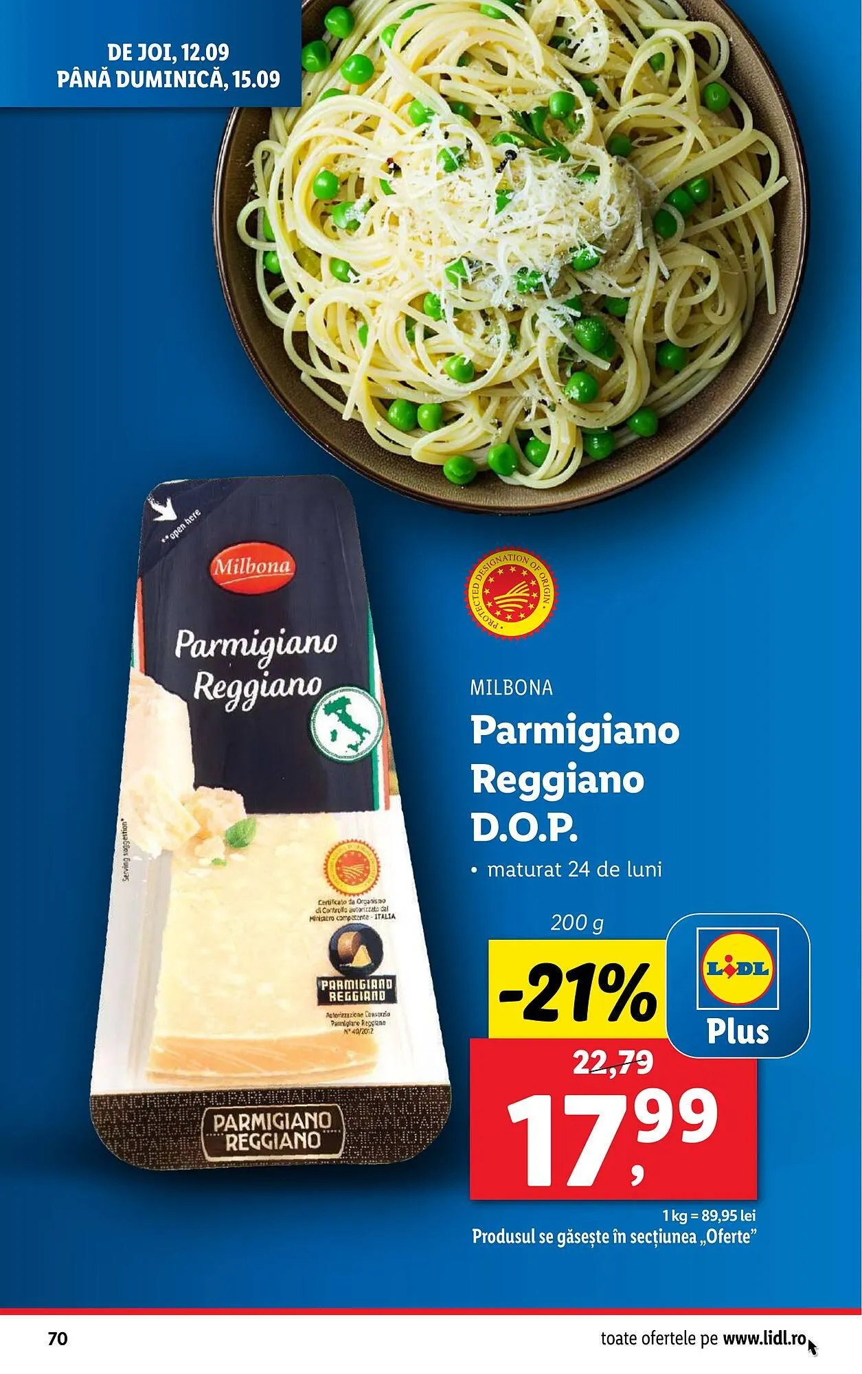 Catalog Catalog Lidl de la 9 septembrie până la 15 septembrie 2024 - Revista Pagina 70