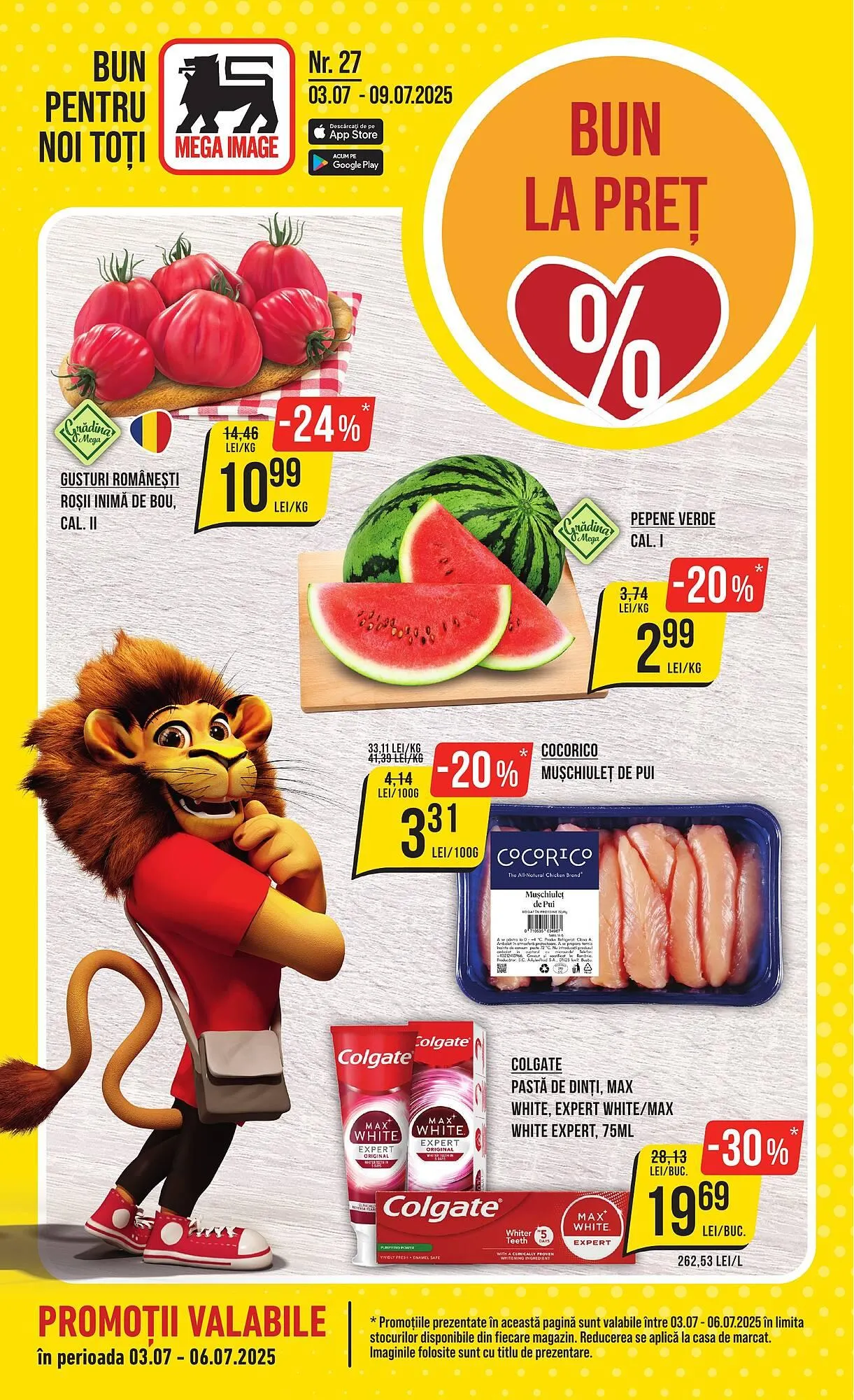 Catalog Catalog Mega Image de la 3 iulie până la 9 iulie 2025 - Revista Pagina 1