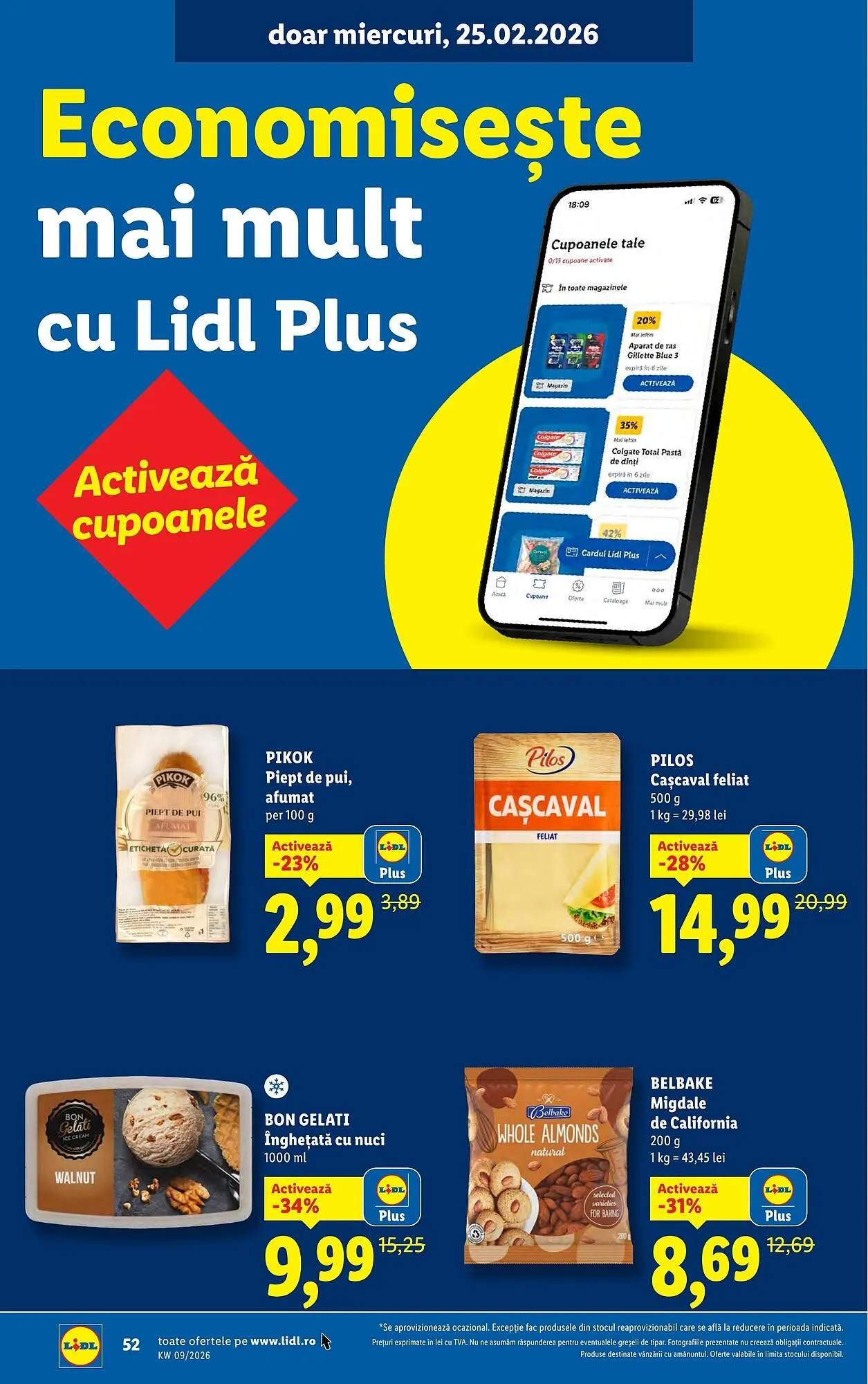 Catalog Catalog Lidl de la 23 februarie până la 1 martie 2026 - Revista Pagina 52