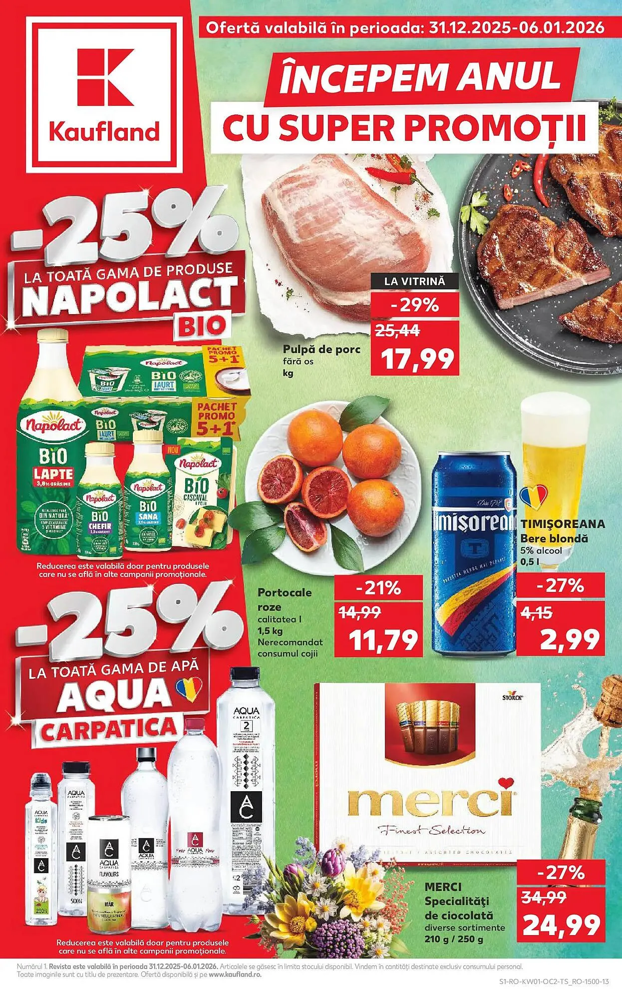 Catalog Catalog Kaufland de la 31 decembrie până la 6 ianuarie 2026 - Revista Pagina 1