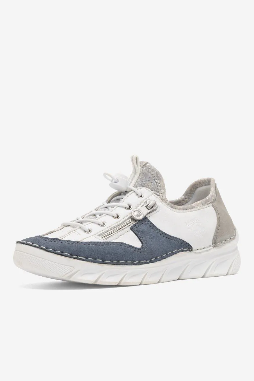 Pantofi închiși Rieker ALB