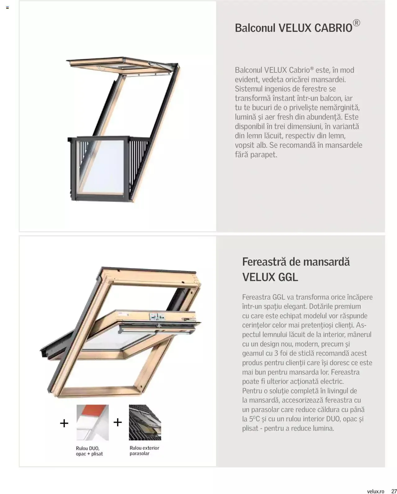 Catalog Velux catalog - Camera ta de zi reinventată de la 27 decembrie până la 31 decembrie 2024 - Revista Pagina 27