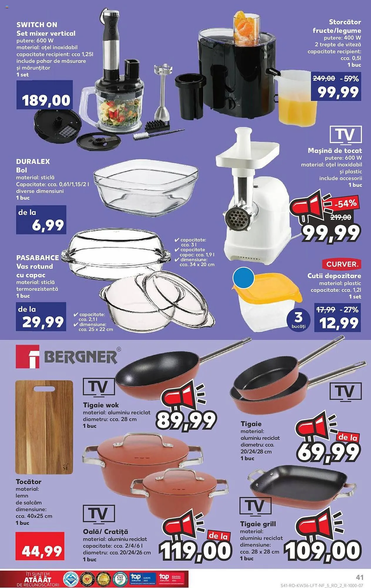 Catalog Kaufland catalog de la 6 septembrie până la 12 septembrie 2023 - Revista Pagina 41