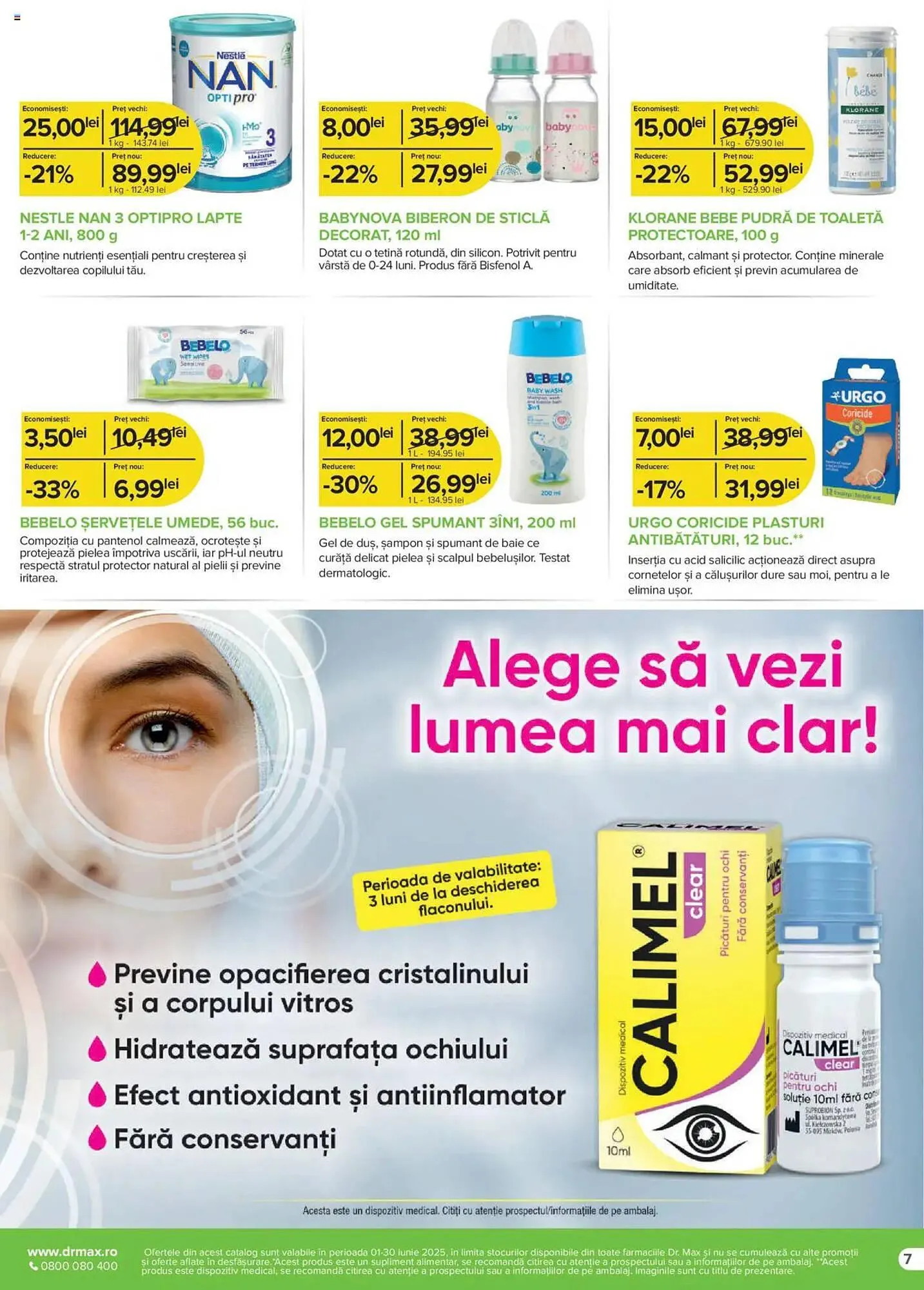 Catalog Catalog Dr.Max de la 1 iunie până la 30 iunie 2025 - Revista Pagina 7