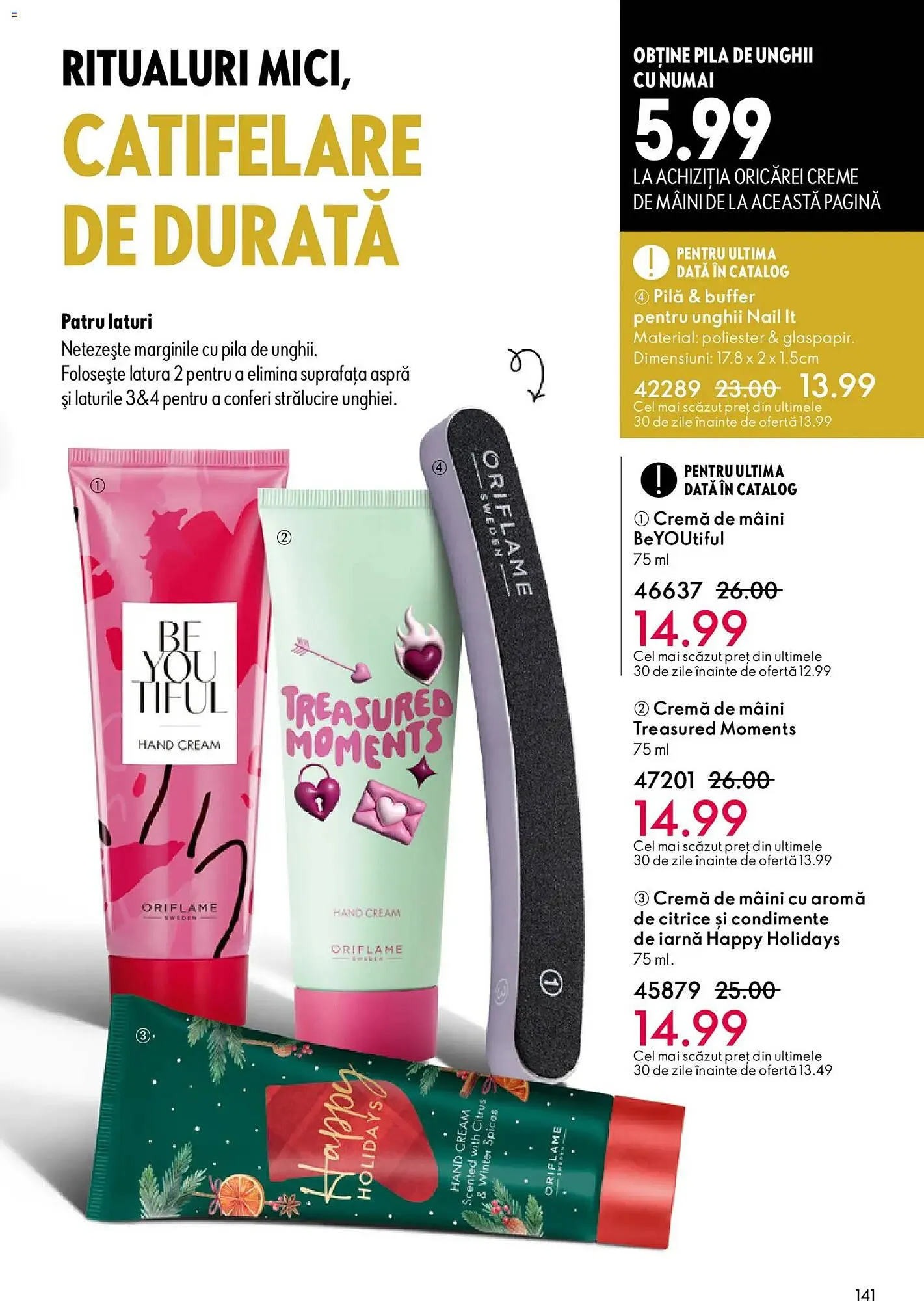 Catalog Catalog Oriflame de la 24 martie până la 14 aprilie 2026 - Revista Pagina 141